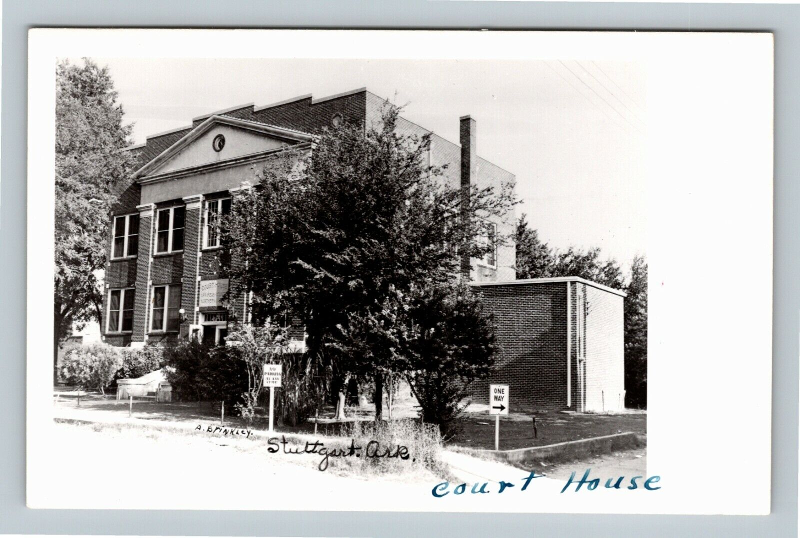 RPPC Courthouse, Arkansas Vintage Postcard
