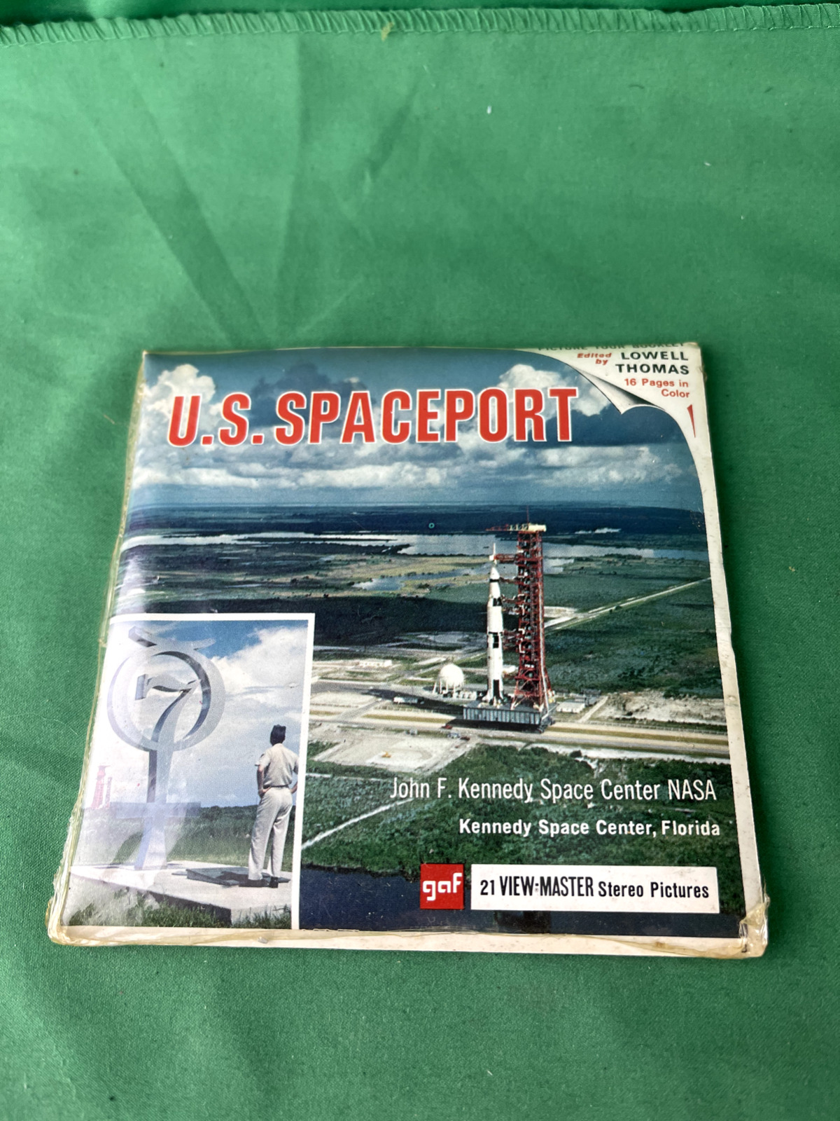 Vintage GAF View-Master  Reel / Disk……….. U.S. Spaceport…..B662…. BRAND NEW
