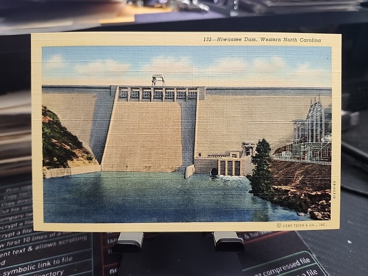 Vintage Postcard Hiwassee Dam Western North Carolina NC
