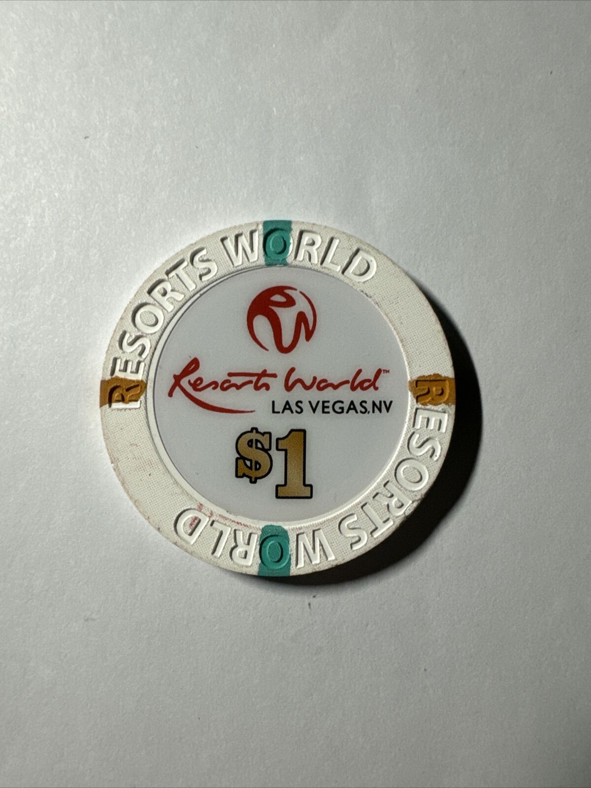 $1 Las Vegas Resorts World Casino Chip