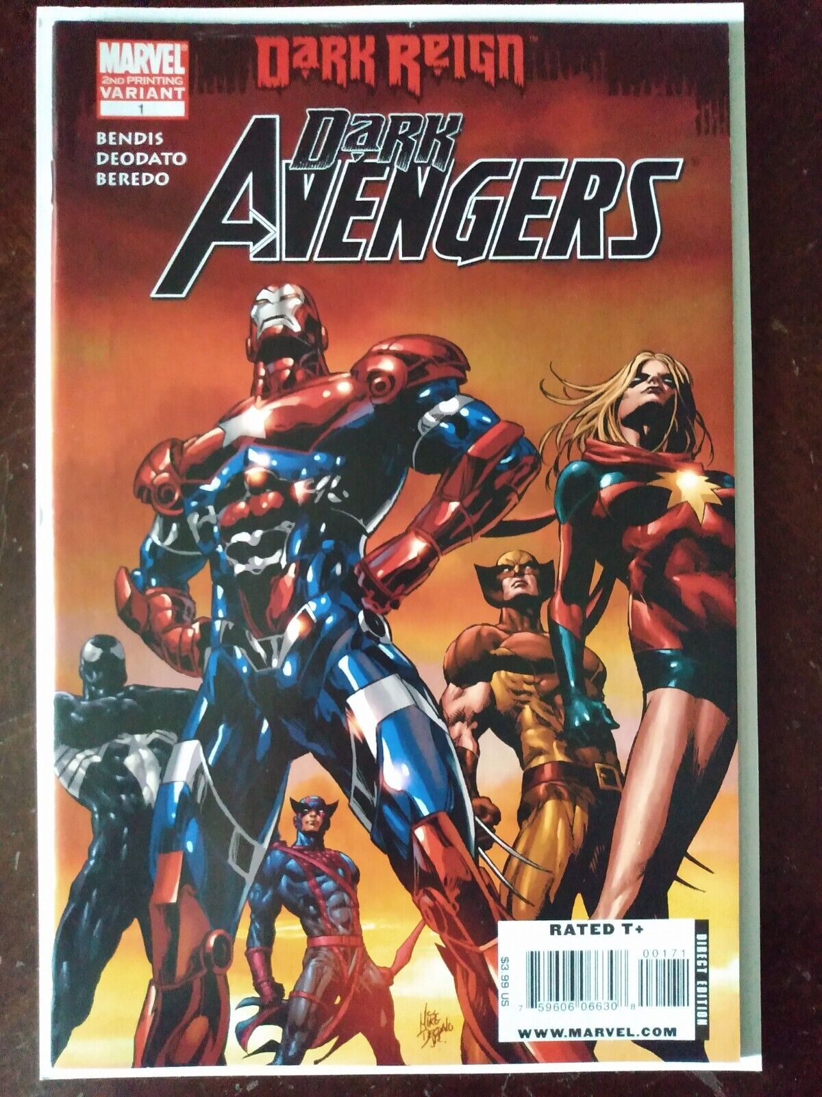 Dark Avengers: Vol. 1, #1 March 09, 2nd Print Variant. Dark Reign Era