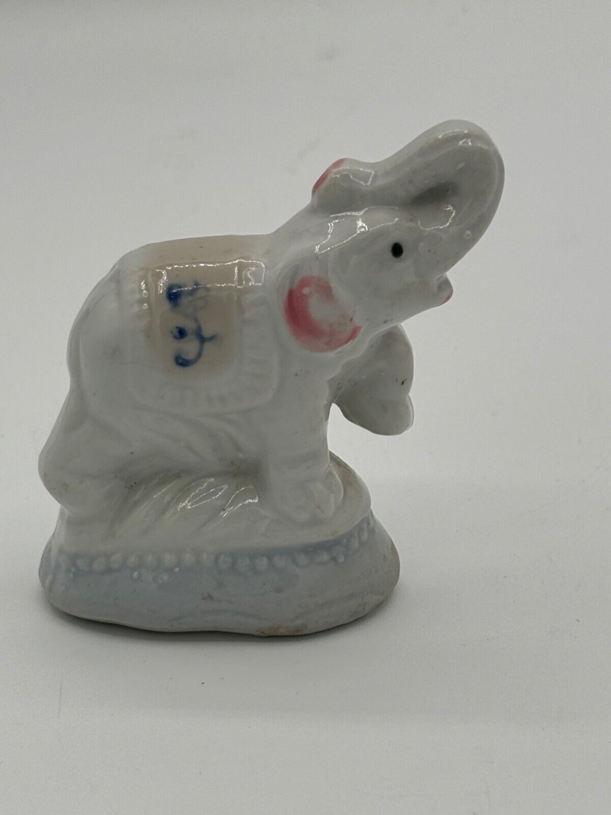 Mini Porcelain Elephant Figurine 3\
