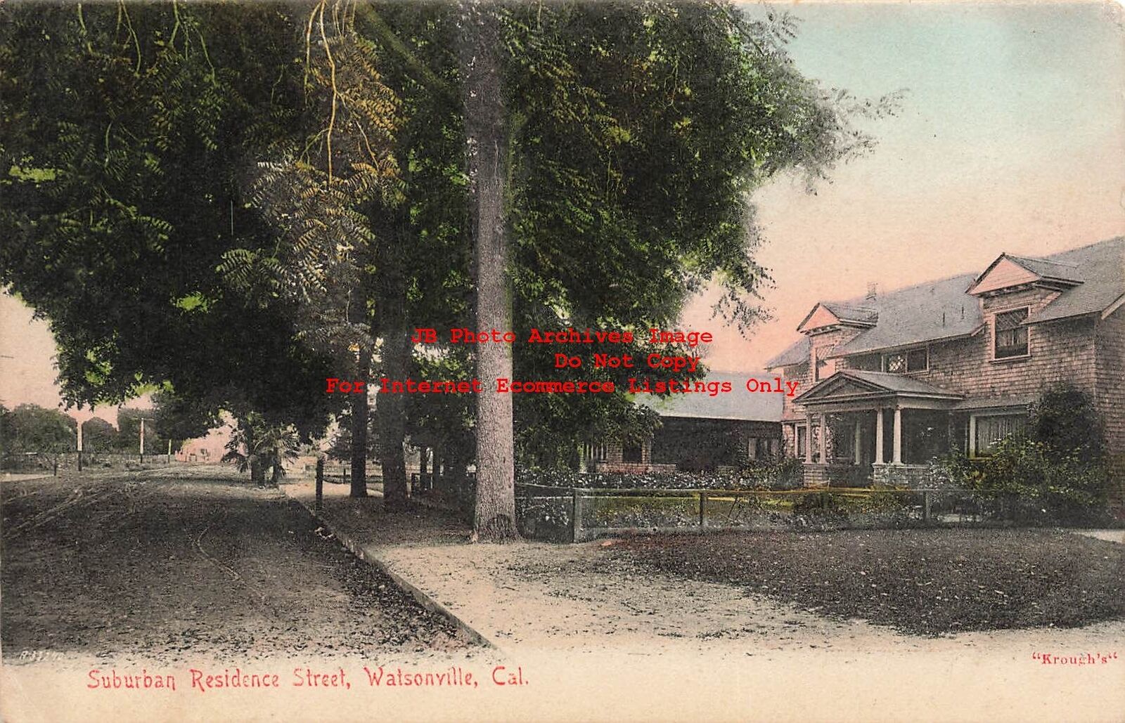 CA, Watsonville, California, Suburban Residence Street, Rieder No 8215
