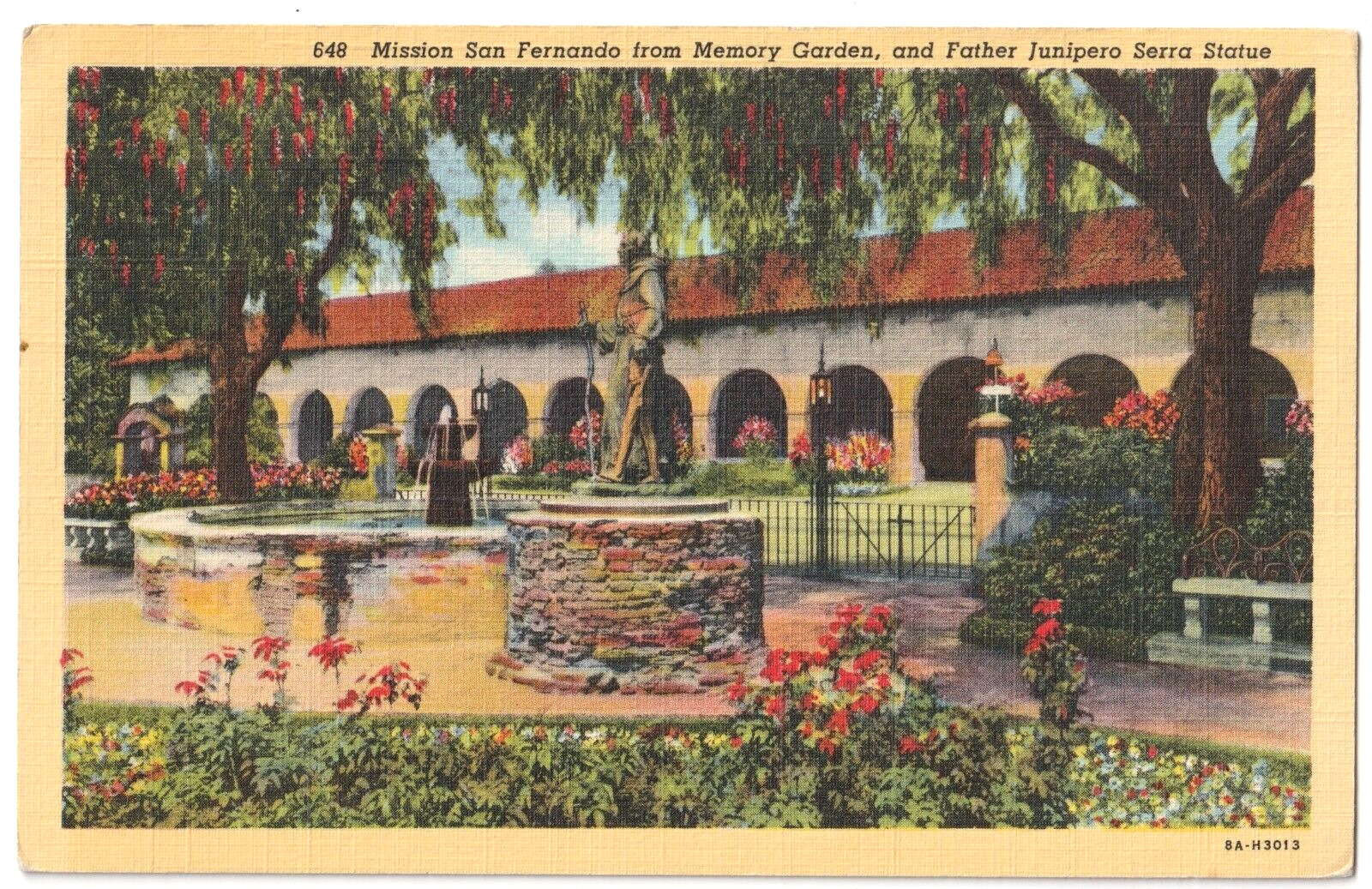 Mission San Fernando Rey de Espana and at Mission Hills, California CA-1938