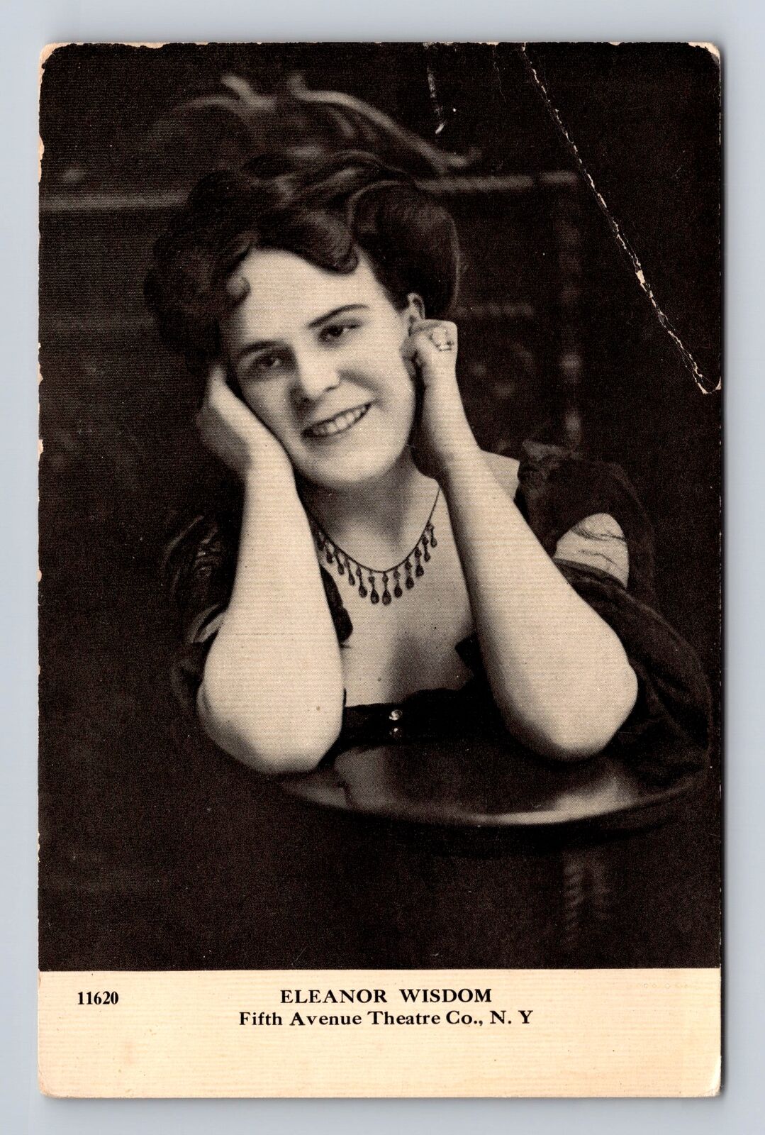 Eleanor Wisdom, People, Antique, Vintage Souvenir Postcard