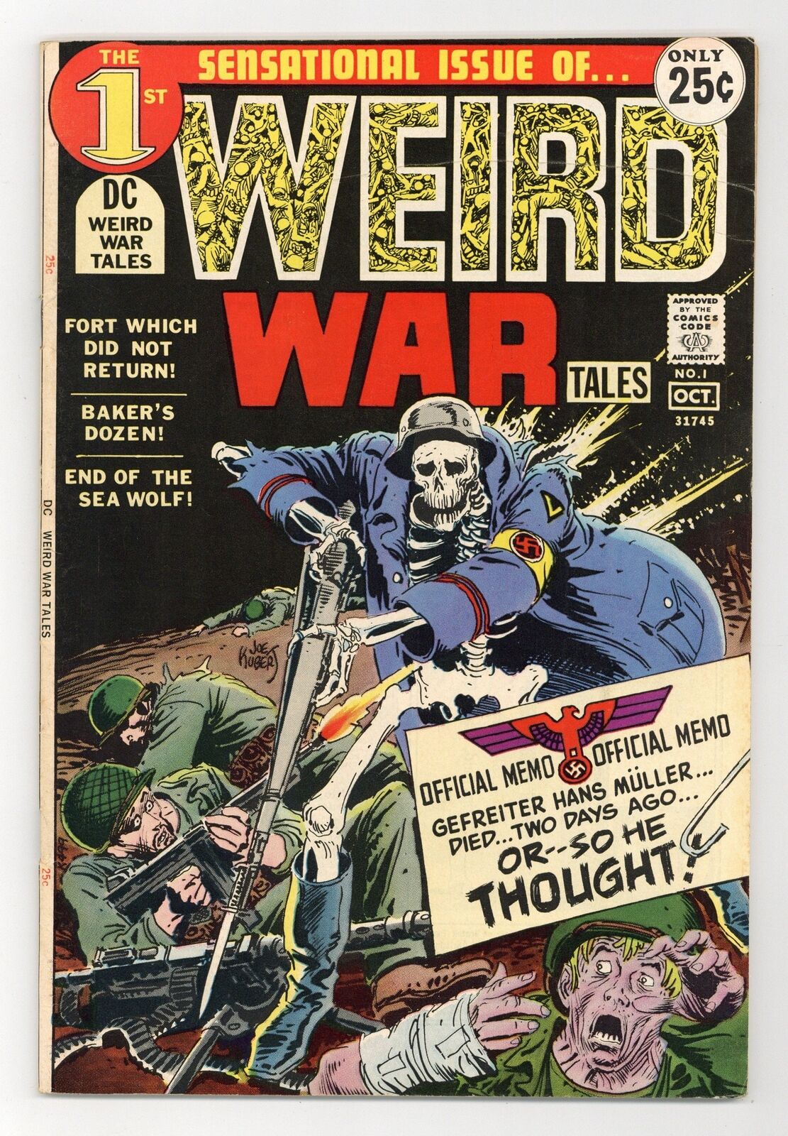 Weird War Tales #1 FN 6.0 1971
