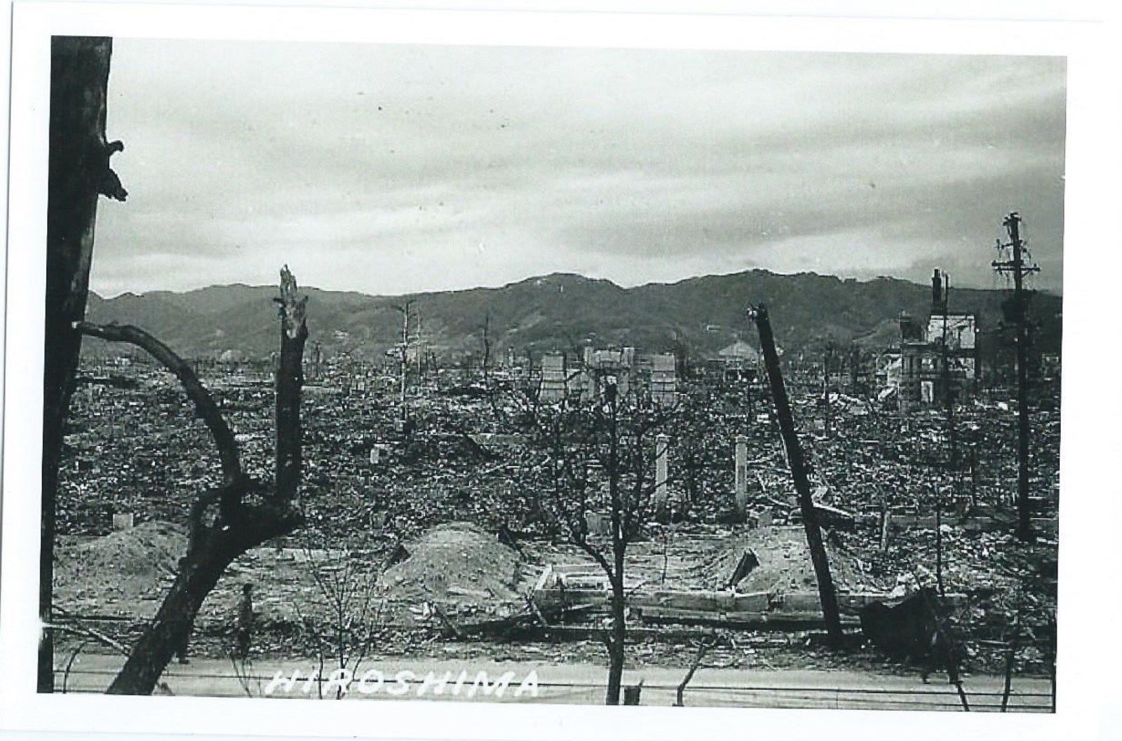 HIROSHIMA, JAPAN PHOTO AFTER THE BOMBING DUPLICATE