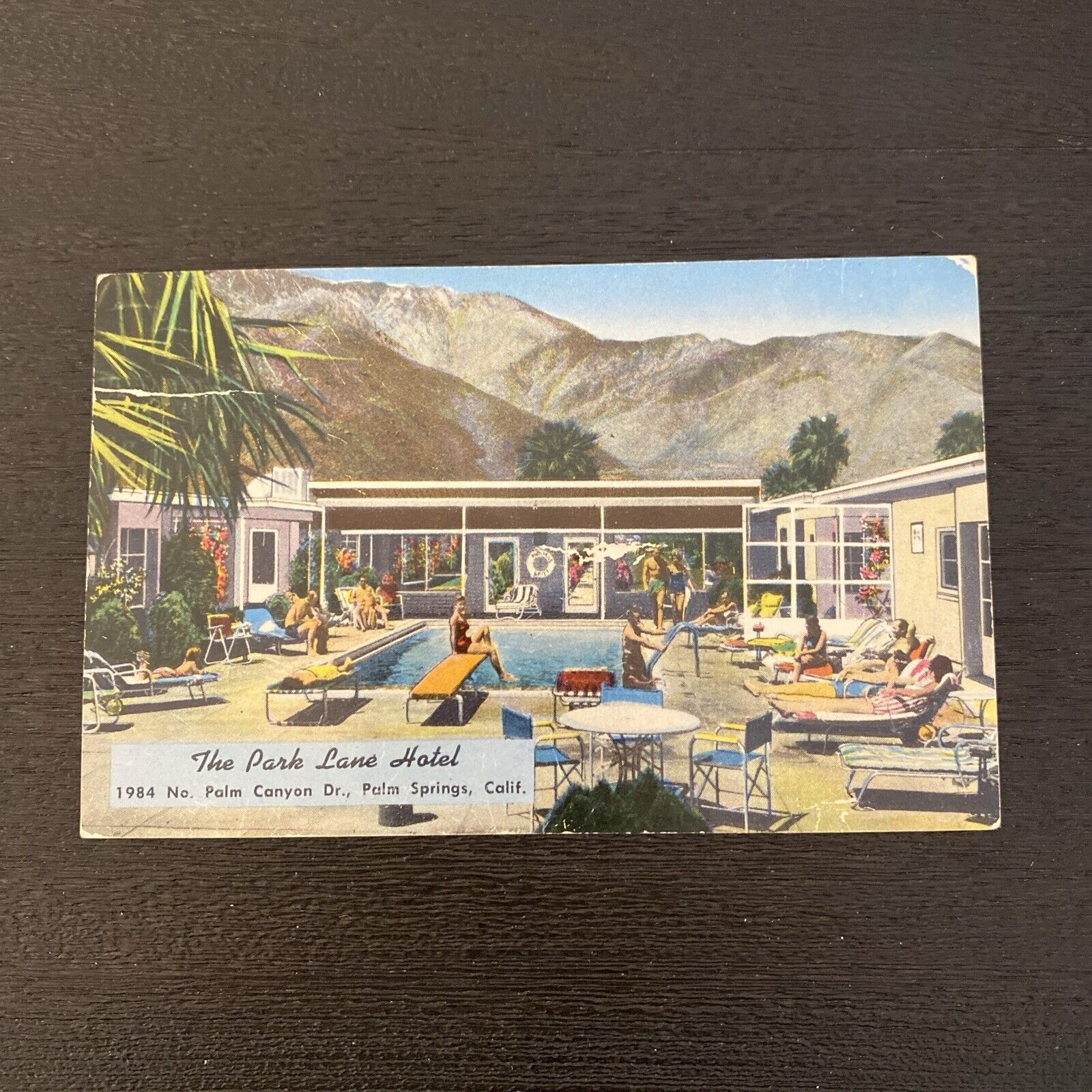 The Park Lane Hotel, Palm Springs California CA  Vintage Postcard
