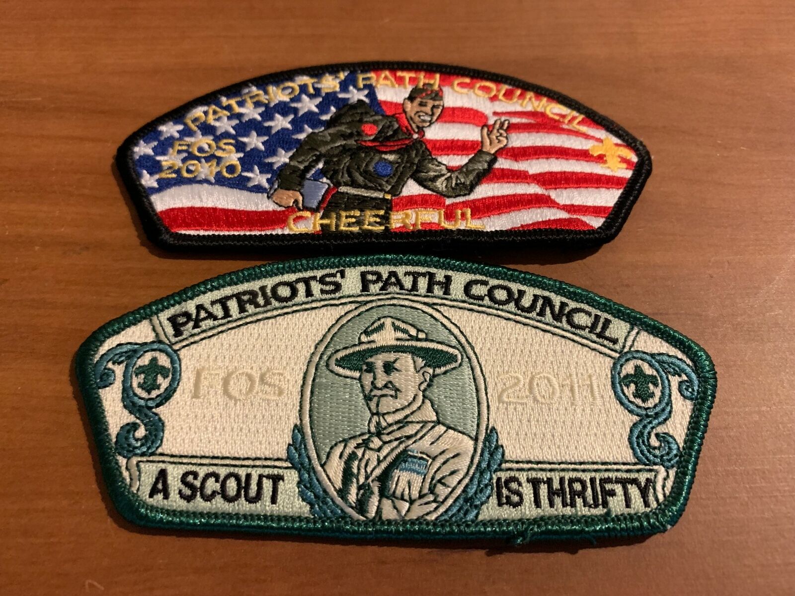 BSA, 2010 & 2011 Friends of Scouting SAPs, Patriots’ Path Council (SA-35/37)