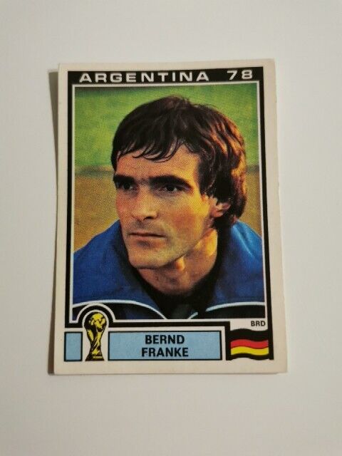 #150 Bernd Franke West Germany Sticker Panini World Cup Argentina 78 1978