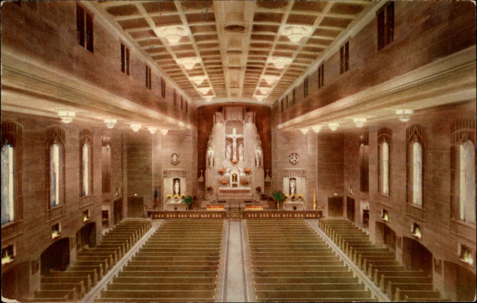 Chicago Illinois St Peter's Church Franciscan Fathers ~ postcard  sku027