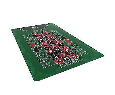 Bullets Playing Cards Roulette Layout Table Top Mat 60\