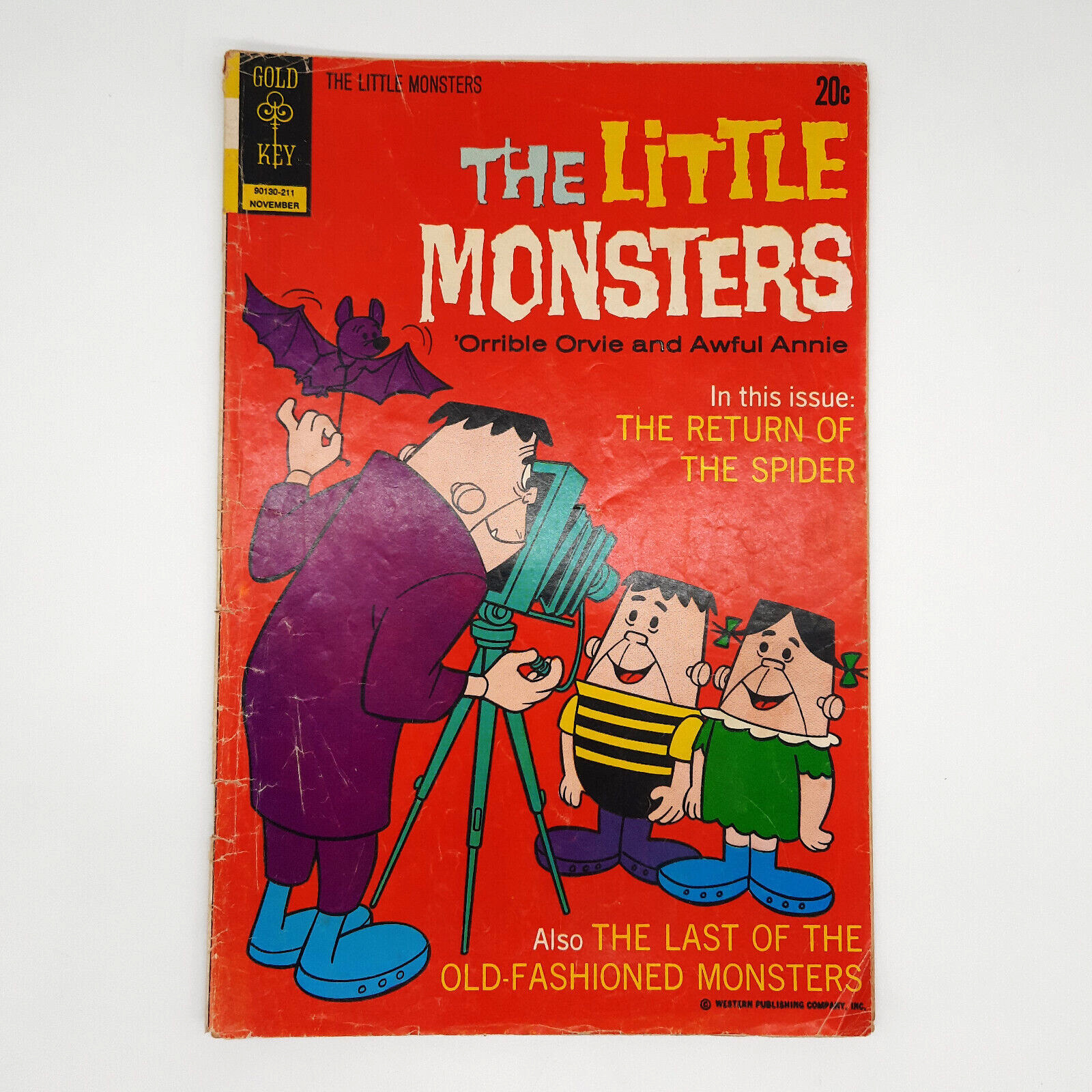 Gold Key The Little Monsters #19 Bronze Era Comic Book Cartoon Vintage 1972