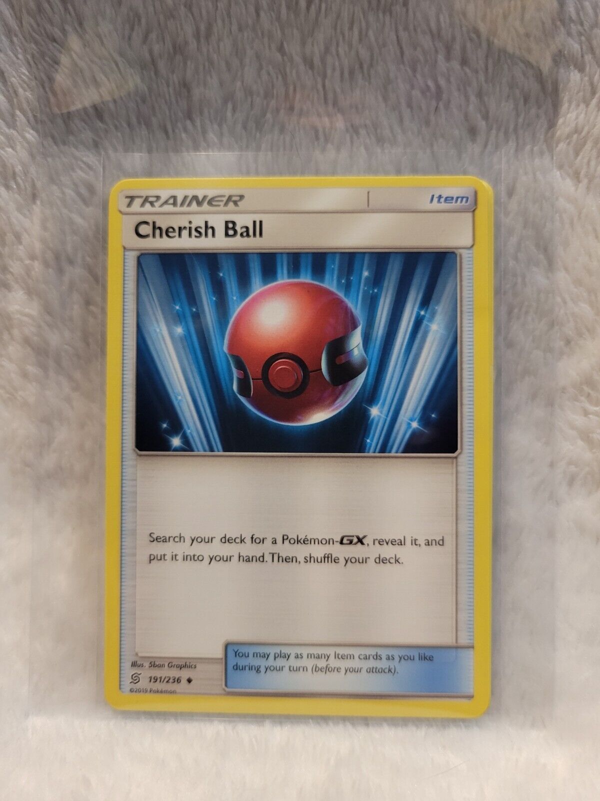 Pokémon TCG Sun and Moon Trainer-Item Cherish Ball NM x4 Playset