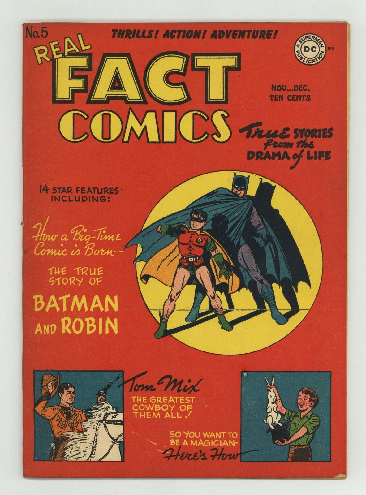 Real Fact Comics #5 FN- 5.5 1946