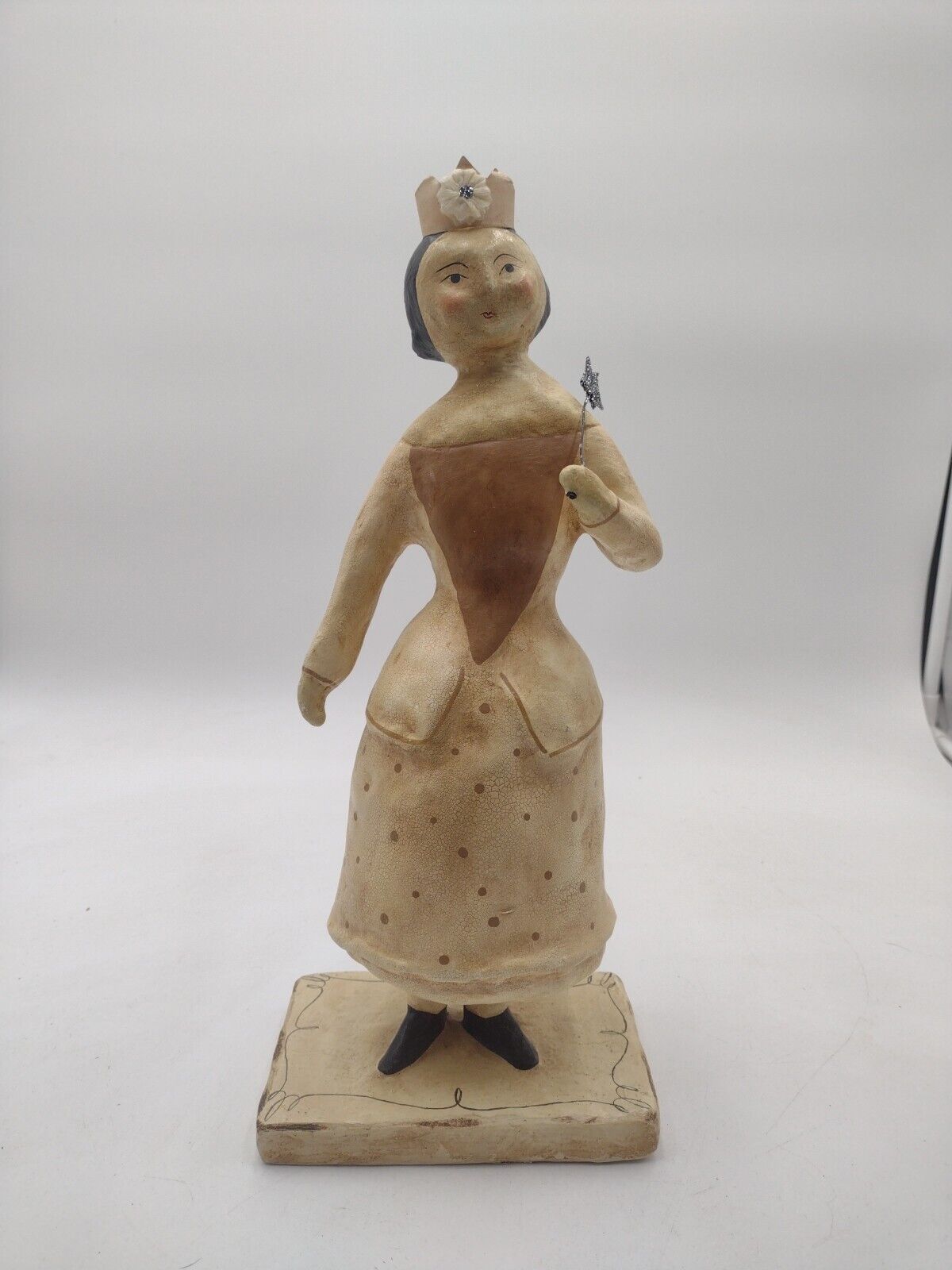 Nicole Sayer Queen Of The Frost Folk Art Doll