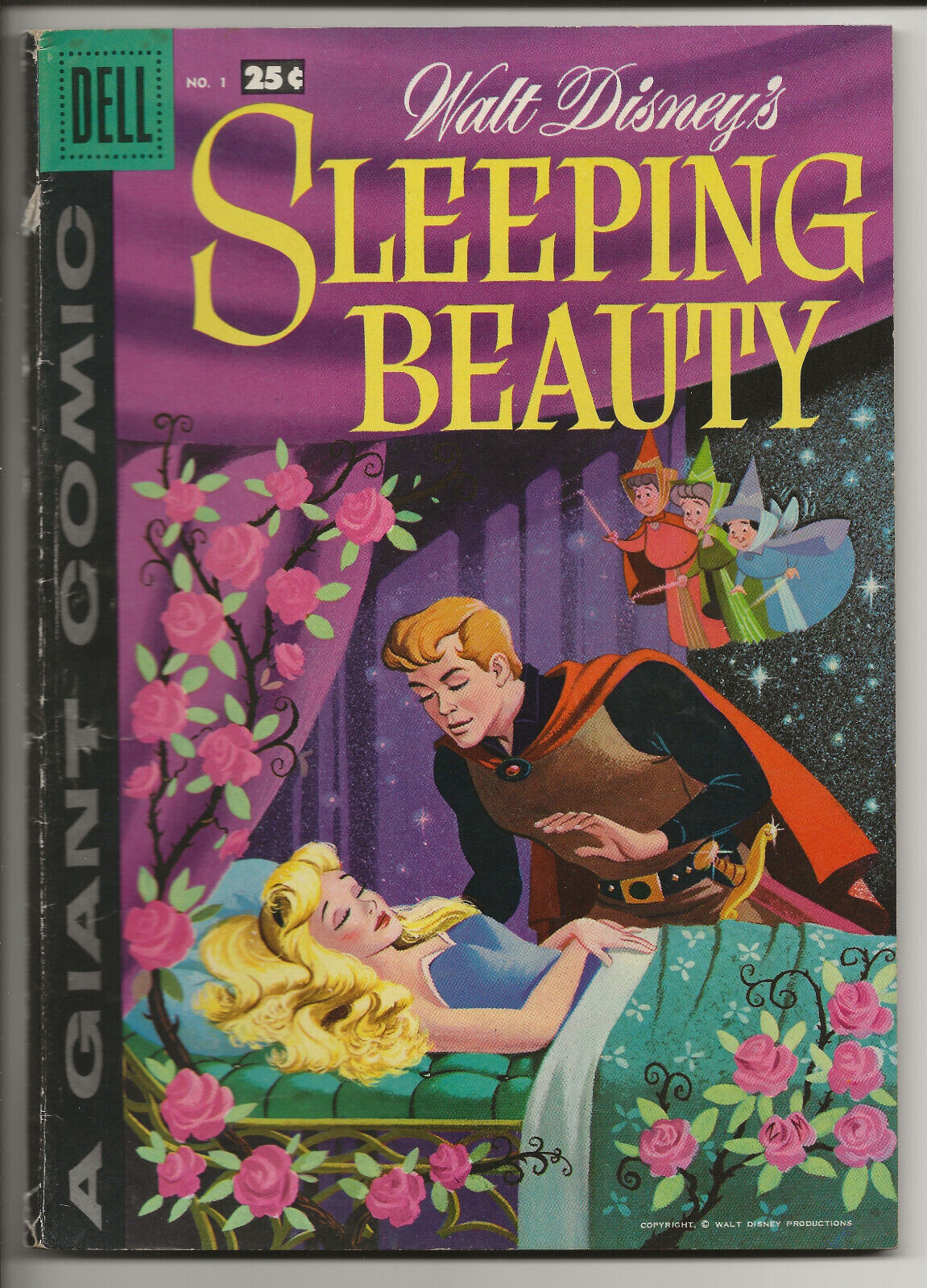 Walt Disney\'s Sleeping Beauty #1 Dell Giant Comics 1959
