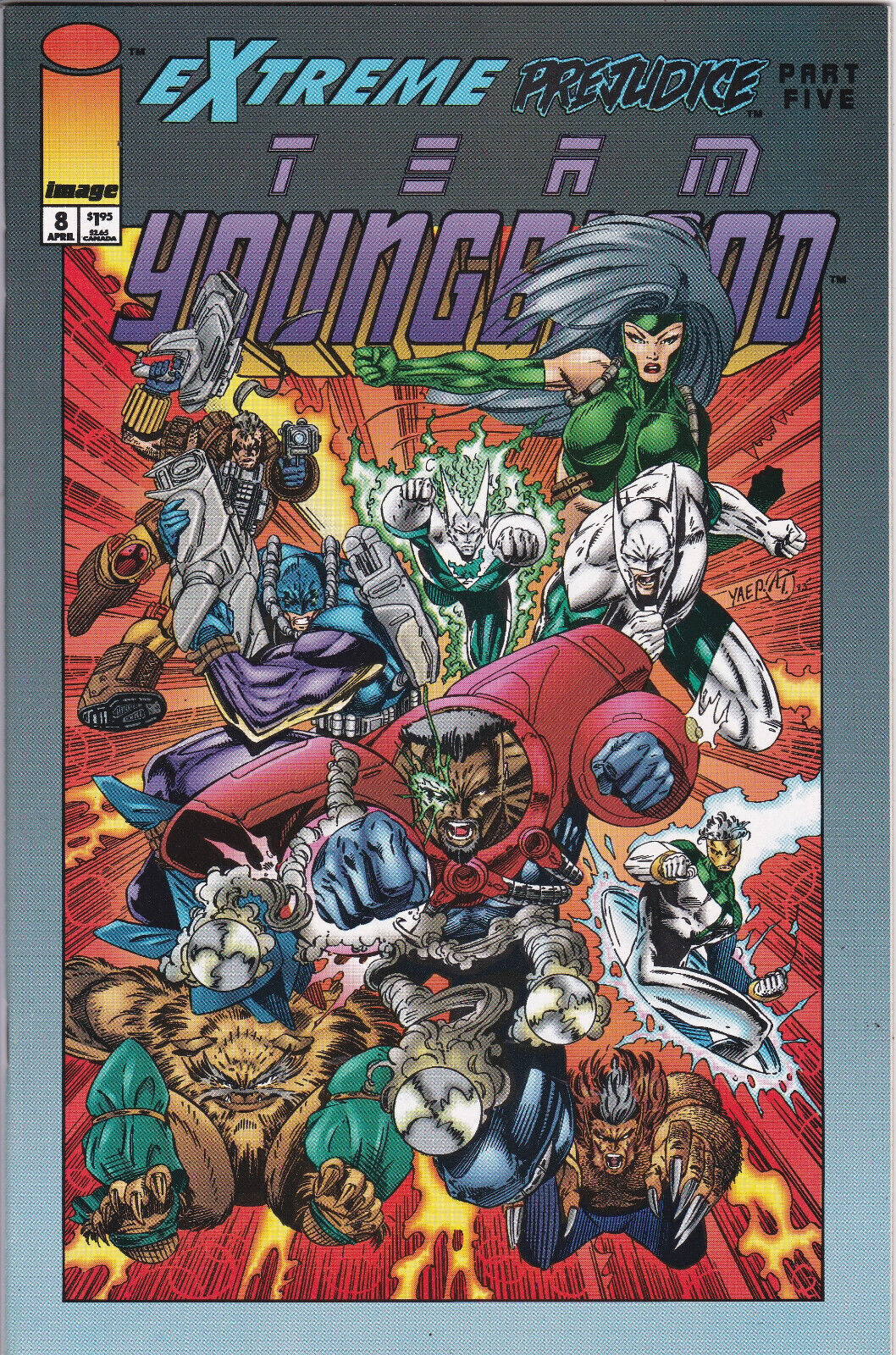 Team Youngblood #8,  (1993-1995) Image Comics