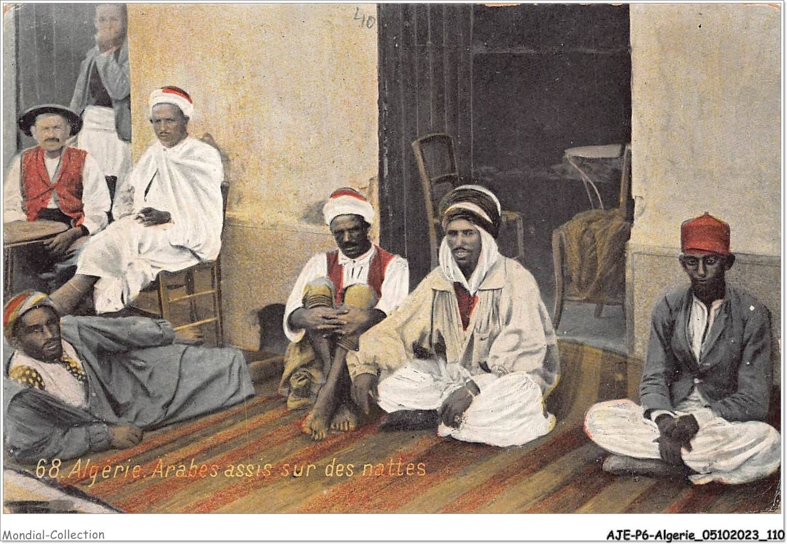 AJEP6-ALGERIE-0562 - Algerie - Arabe Seated On Of Afri
