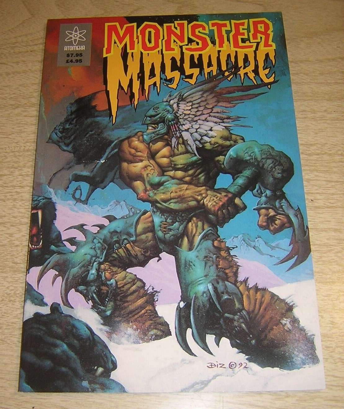 Atomeka: Monster Massacre (1993): Simon Bisley Combine Free ~ C18-152H
