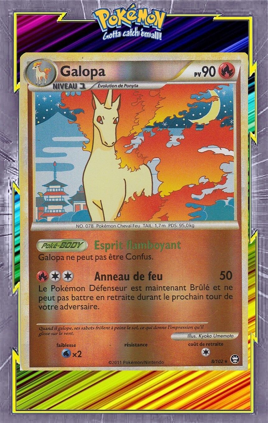 Galopa Reverse - HS03:Triumph - 8/102 - French Pokemon Card