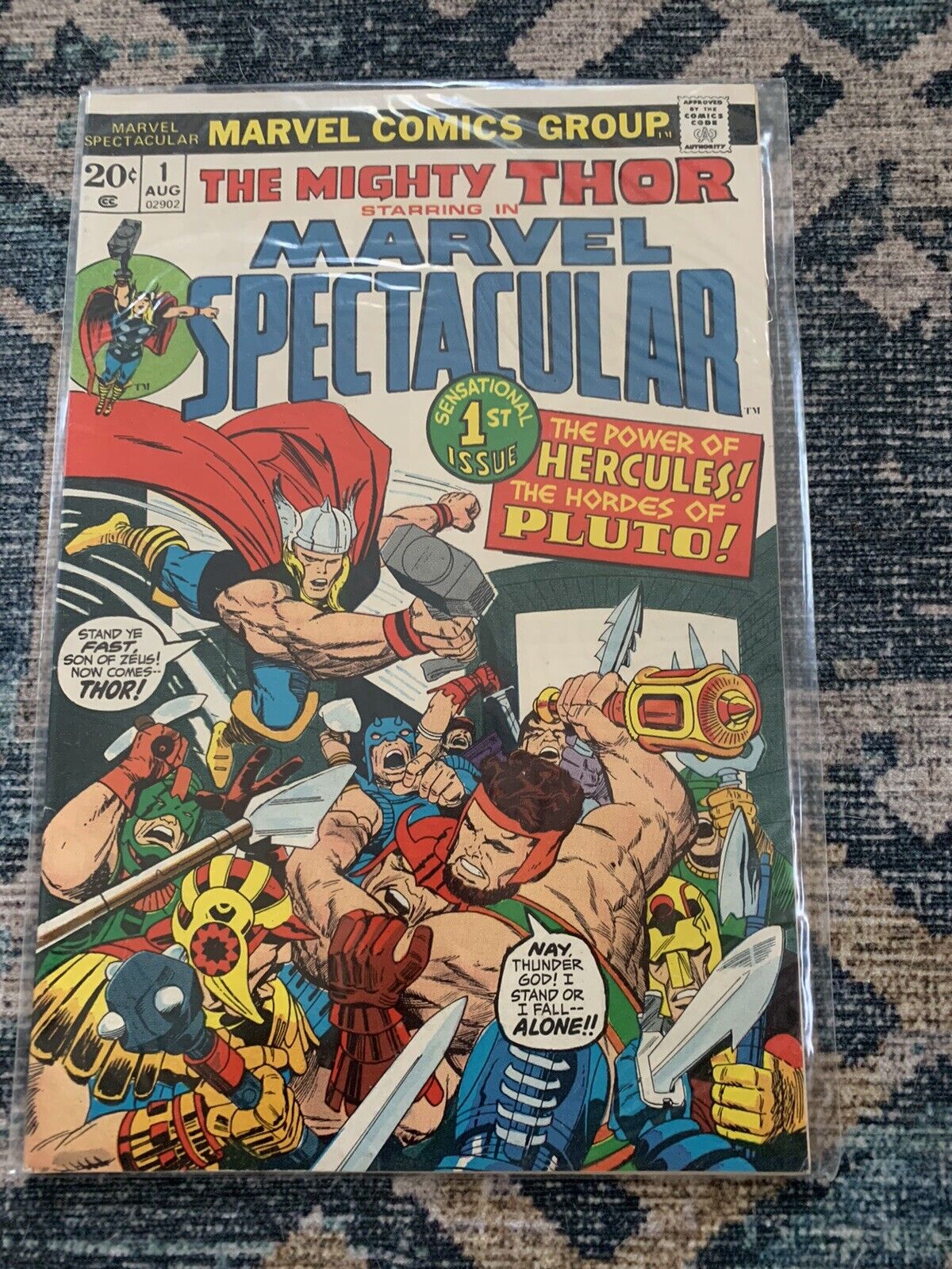 The Mighty THOR Starring In MARVEL SPECTACULAR #1 1973 Marvel Comics (1st Issue)