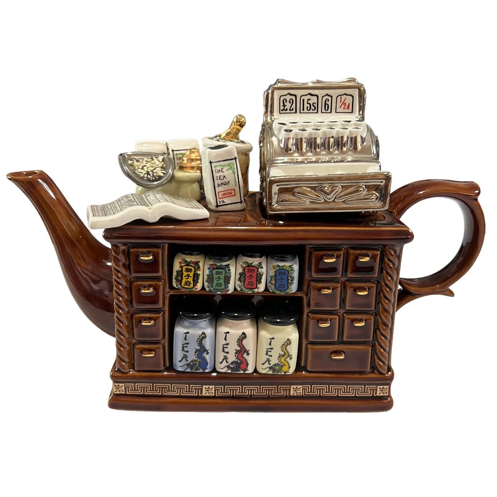 Vintage Paul Cardew Design Large Tea Counter Teapot Signed November 1994 TP180