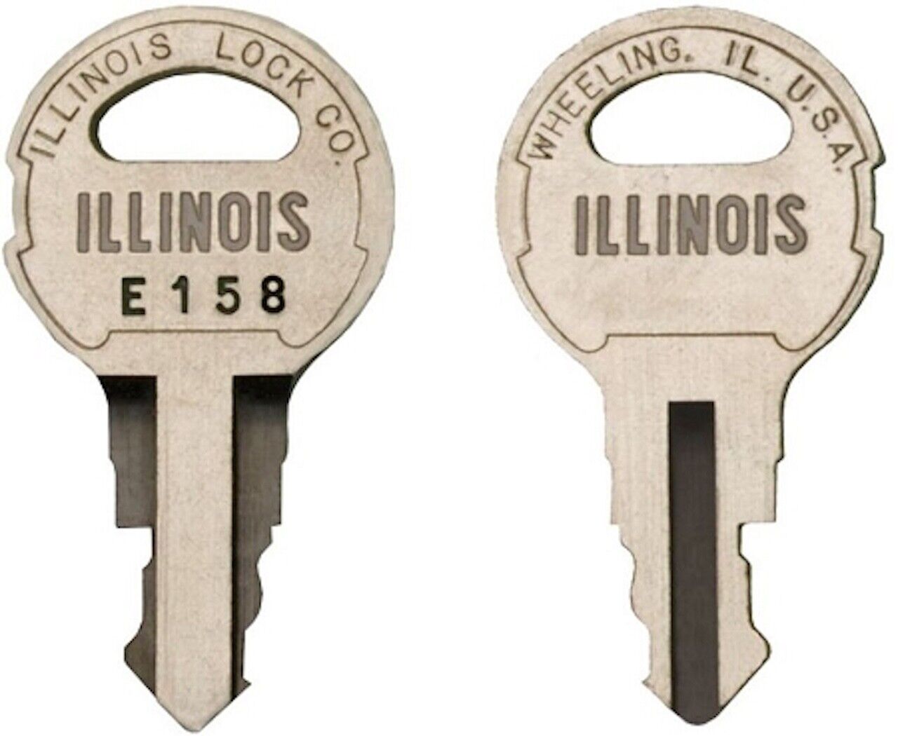 Two E158 keys  (2)   Allen-Bradley   |  pair of  X-144218 keys