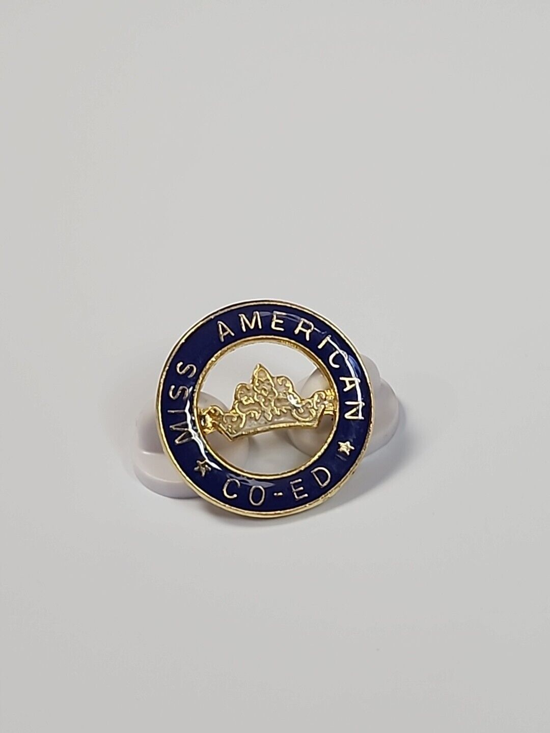 Miss American Co-ed Lapel Pin Beauty Pageant