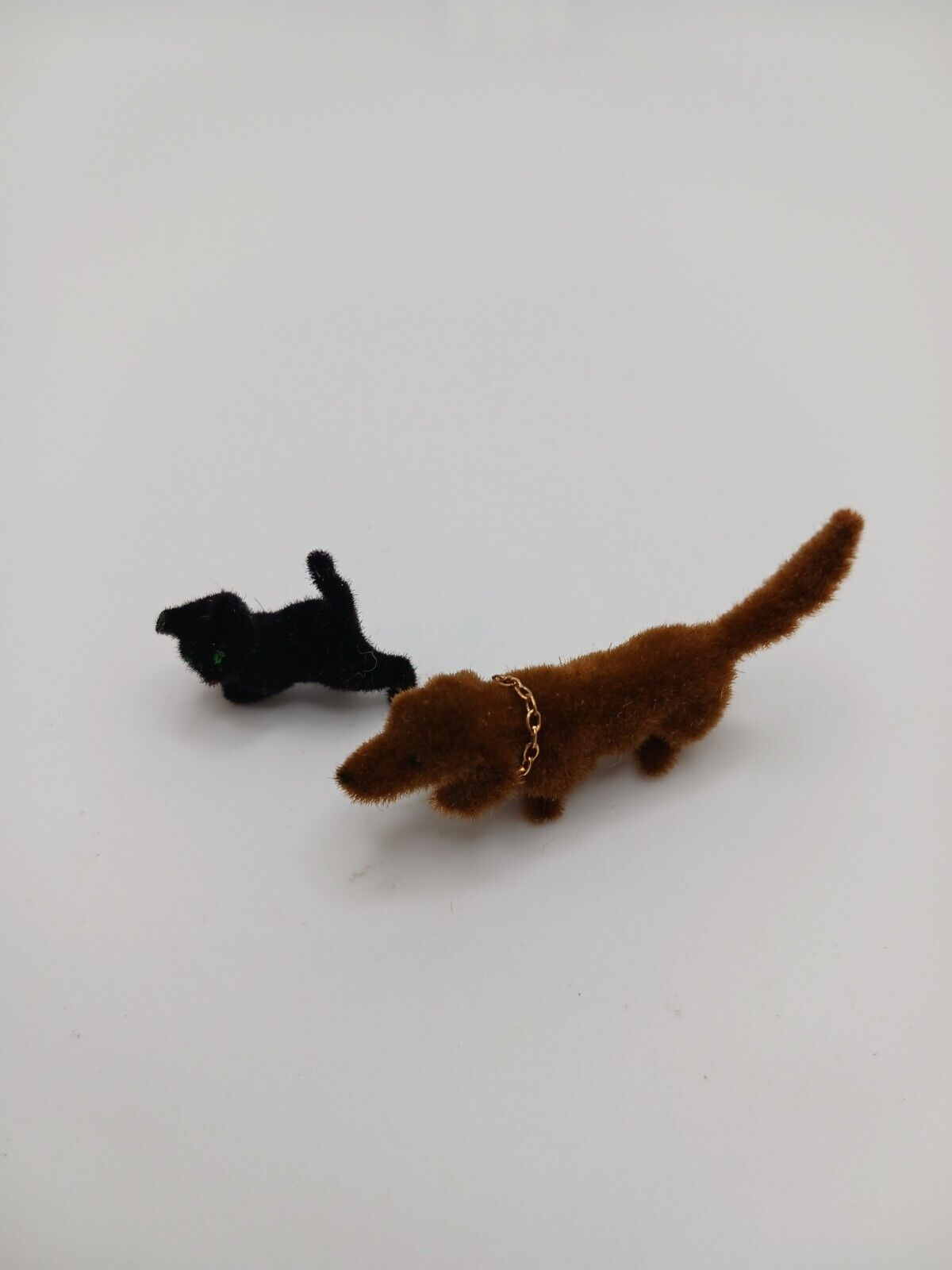 Vintage miniature cat and dog Dollhouse Lot