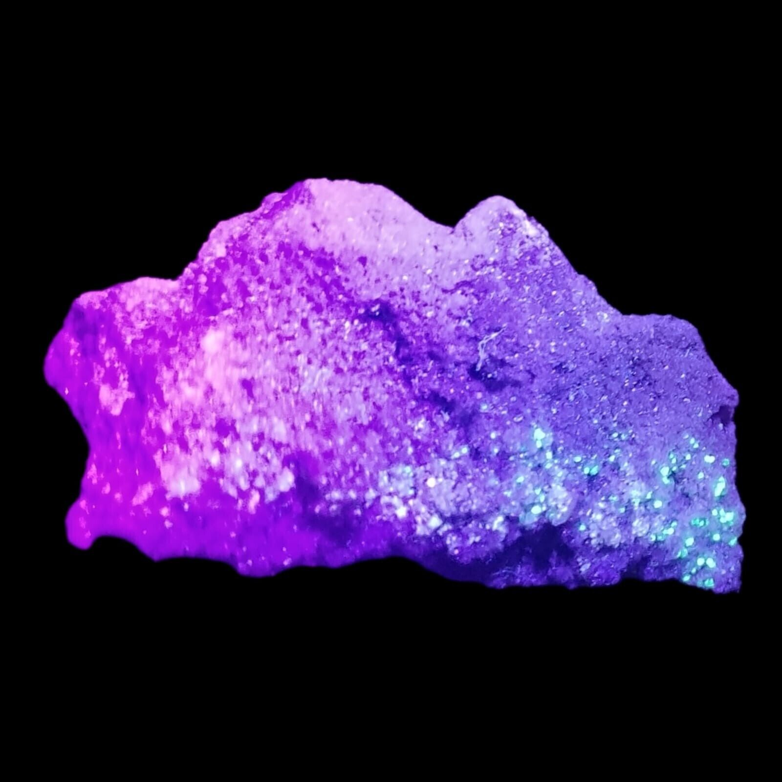 61g High Fluorescent Calcite from Ojuela Mine - Amazing Quality