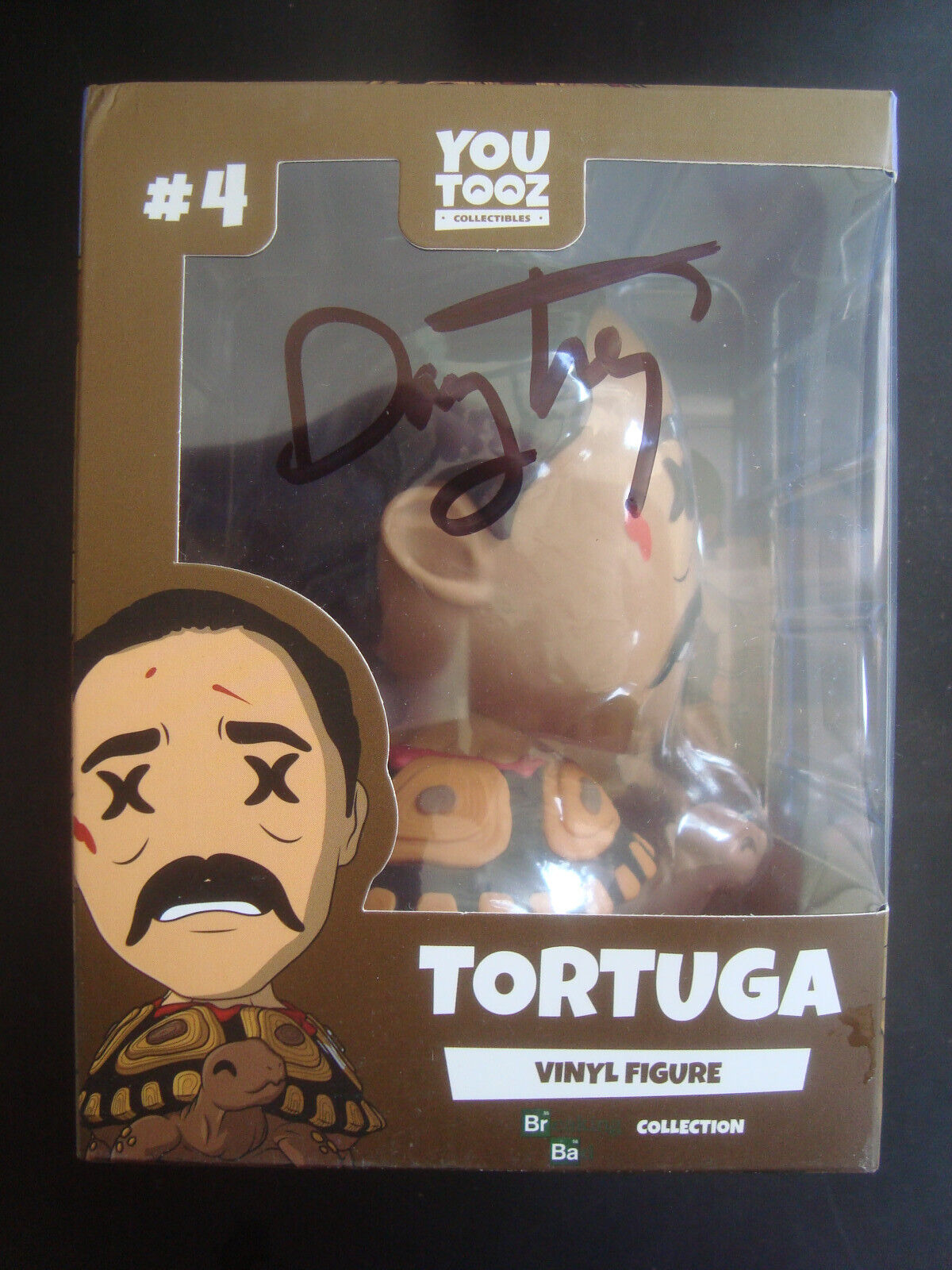  Breaking Bad Tortuga Youtooz vinyl figure signed by Danny Trejo