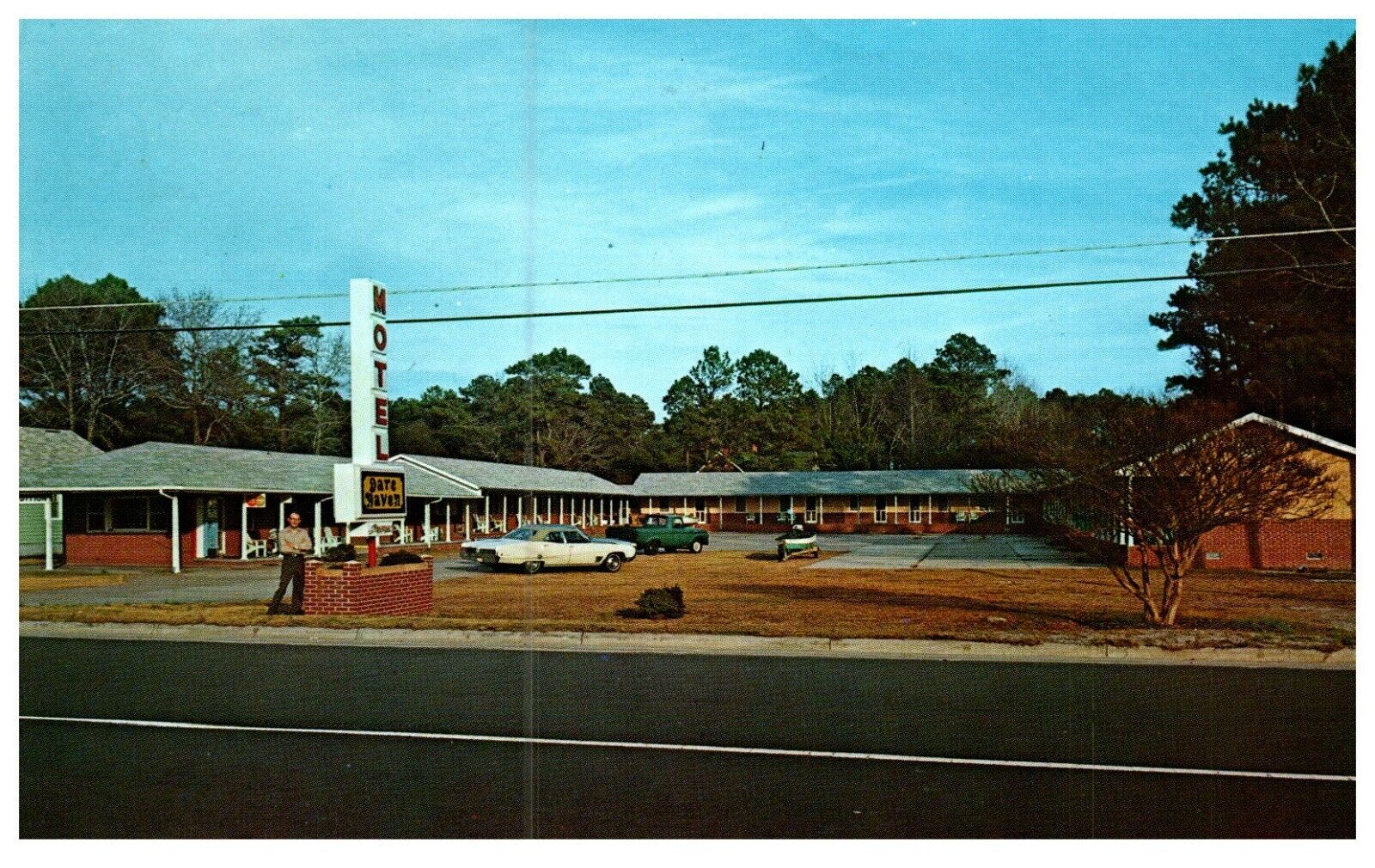 Dare Haven Motel Manteo, Roanoke Island, North Carolina Hotel Motel Adv Postcard