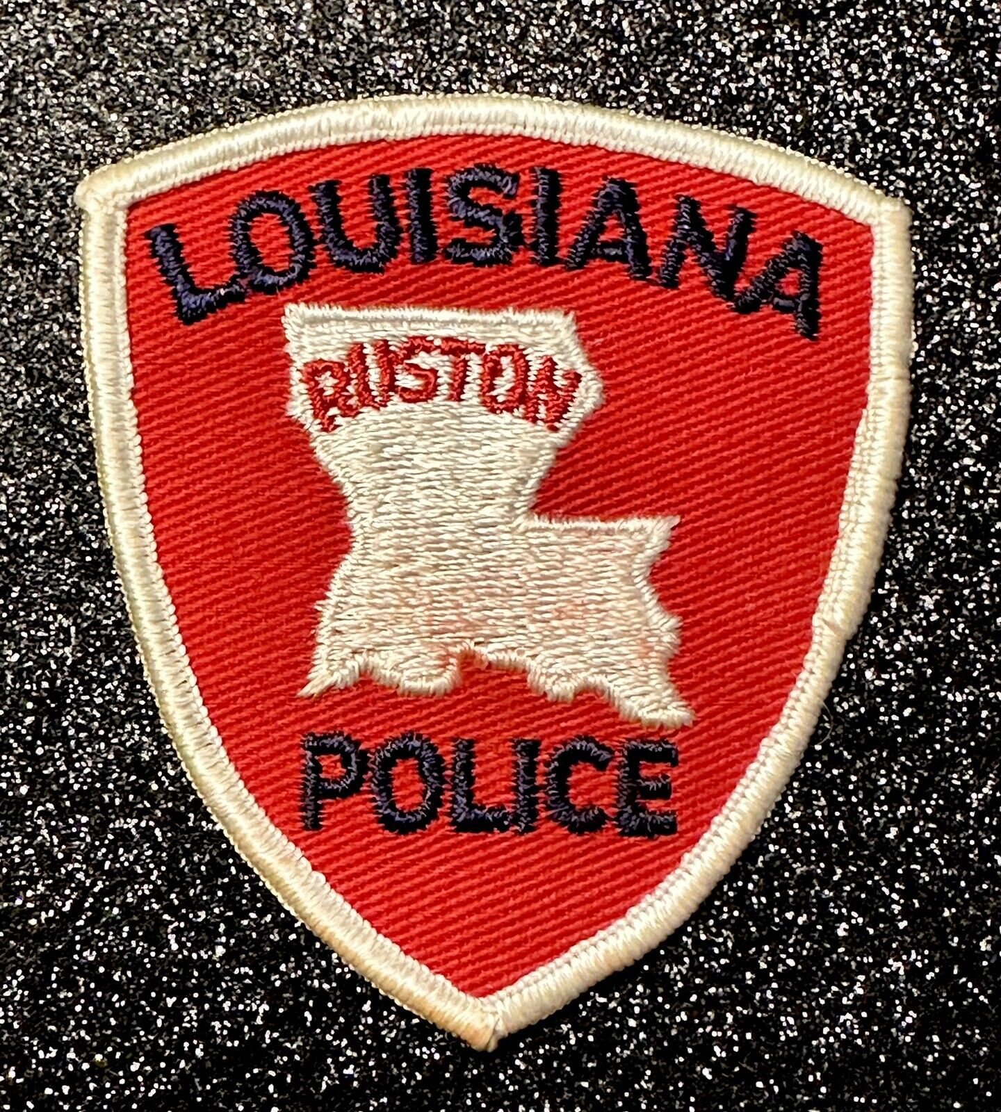 Louisiana Ruston Police LA Patch ~ Vintage ~ RARE