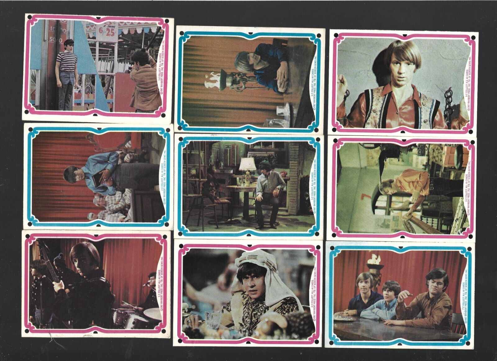 1966 Donruss The Monkees Series C-Lot of 42 Cards-EX