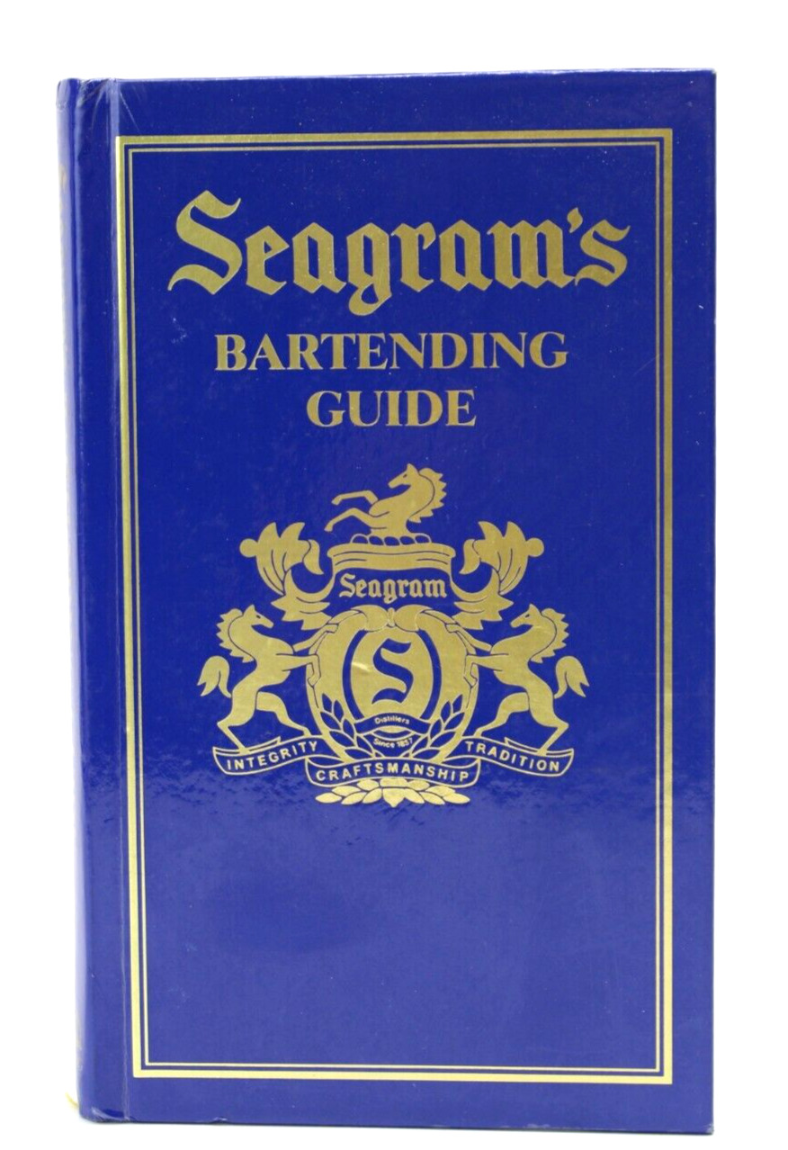 Seagram\'s Bartending Guide Book, 1st. Edition 1995 Hardcover B1110 Recipes