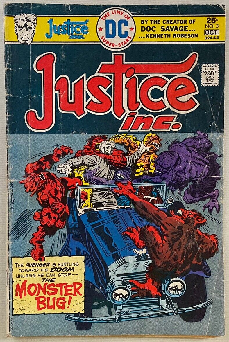 Justice Inc #3 Third ~ 1975 DC Comics