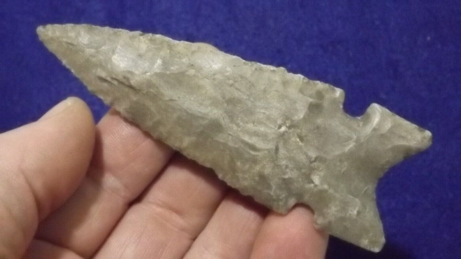 FINE Authentic Missouri Graham Cave Arrowhead, Prehistoric Indian Artifact