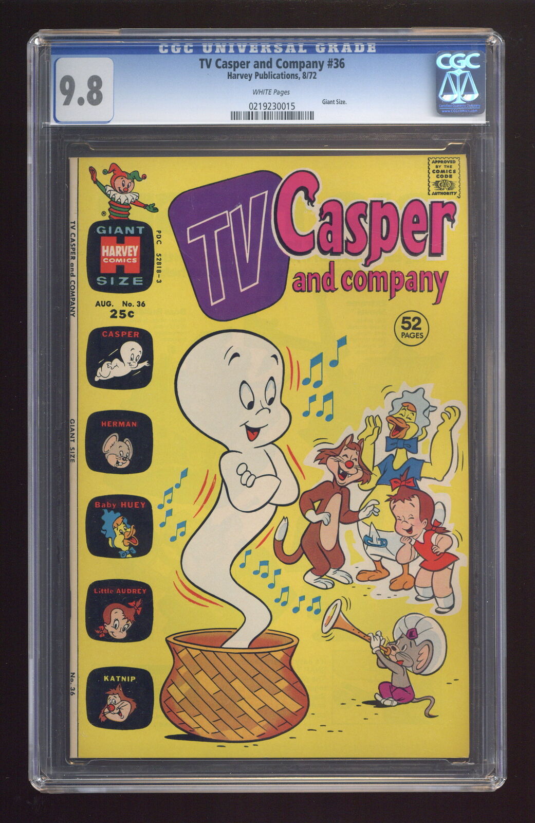 TV Casper and Company #36 CGC 9.8 1972 0219230015