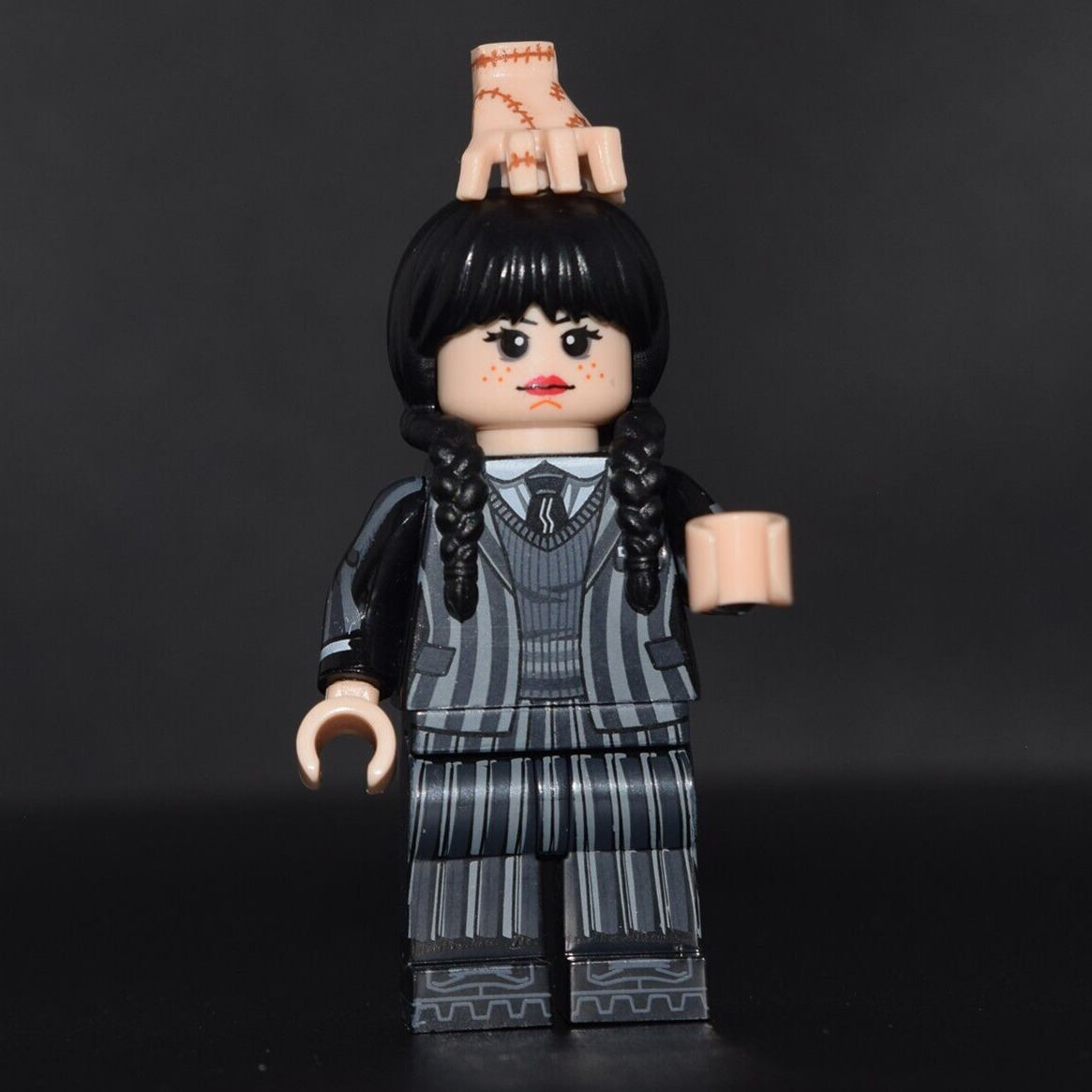 Custom Wednesday  Minifigure mini brick from Addams Family