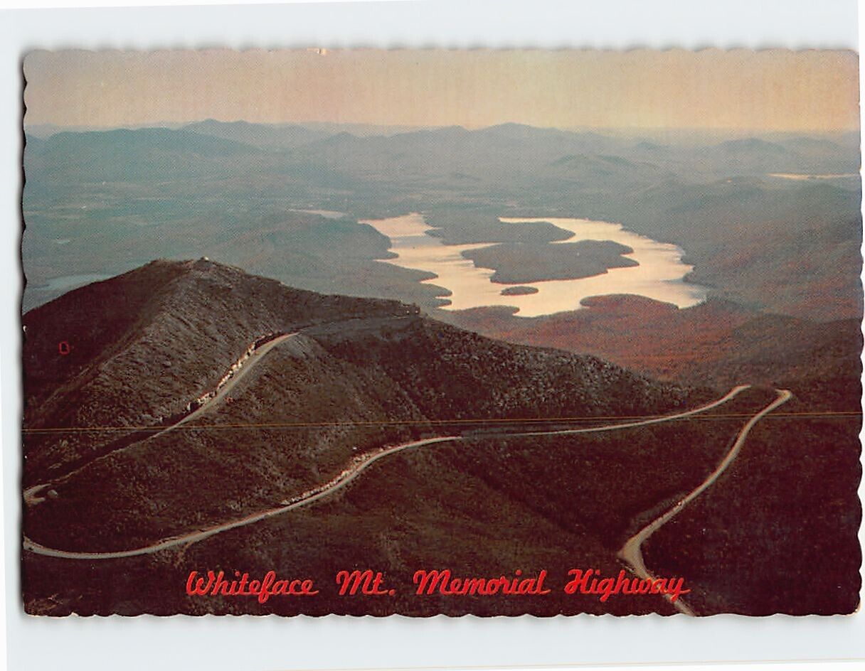 Postcard Whiteface Mountain Memorial Highway, Wilmington, New York