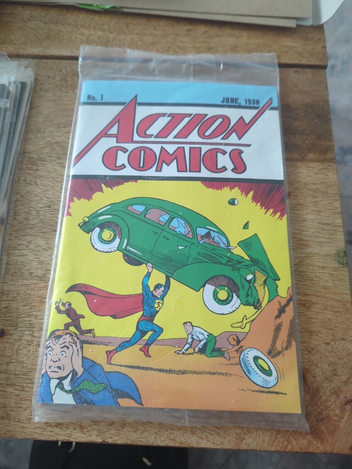 Superman Action Comics #1 FACTORY SEALED Loot Crate 1938 UNOPENED Reprint w COA