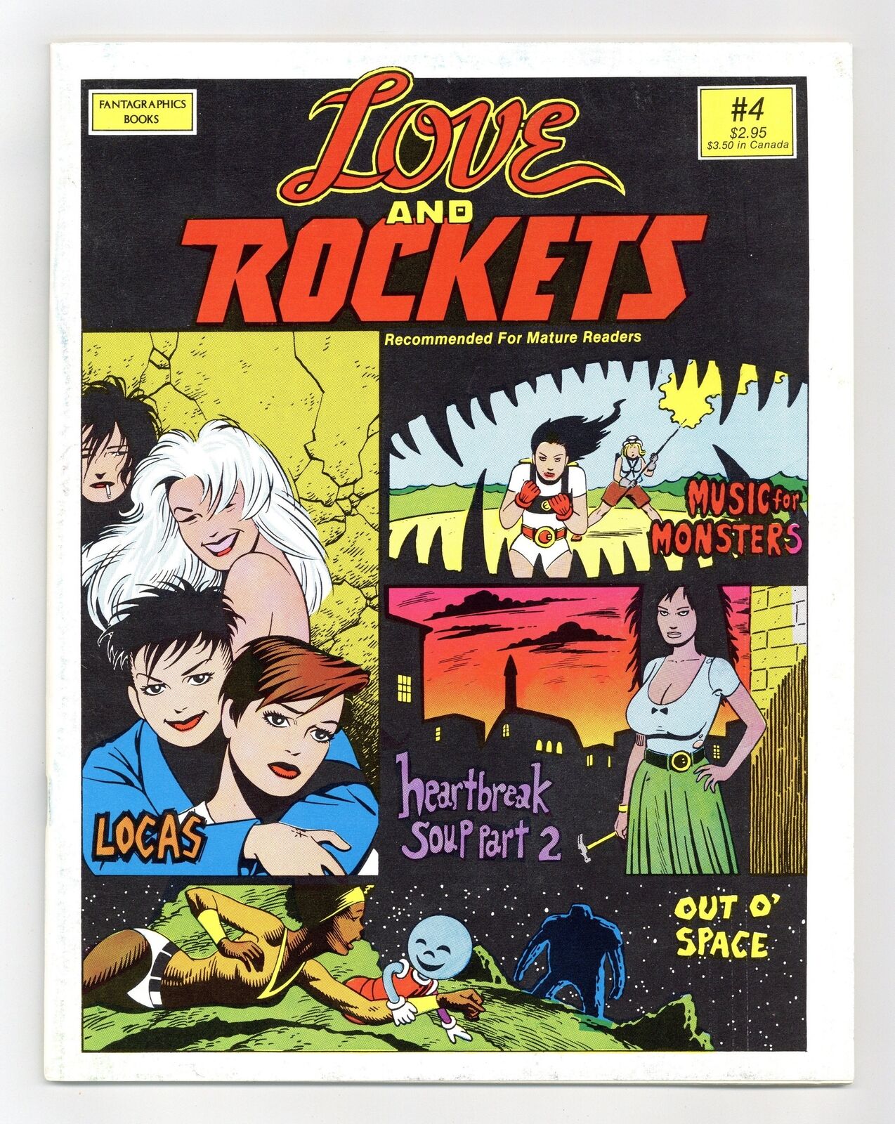 Love and Rockets Magazine #4 VG/FN 5.0 1983