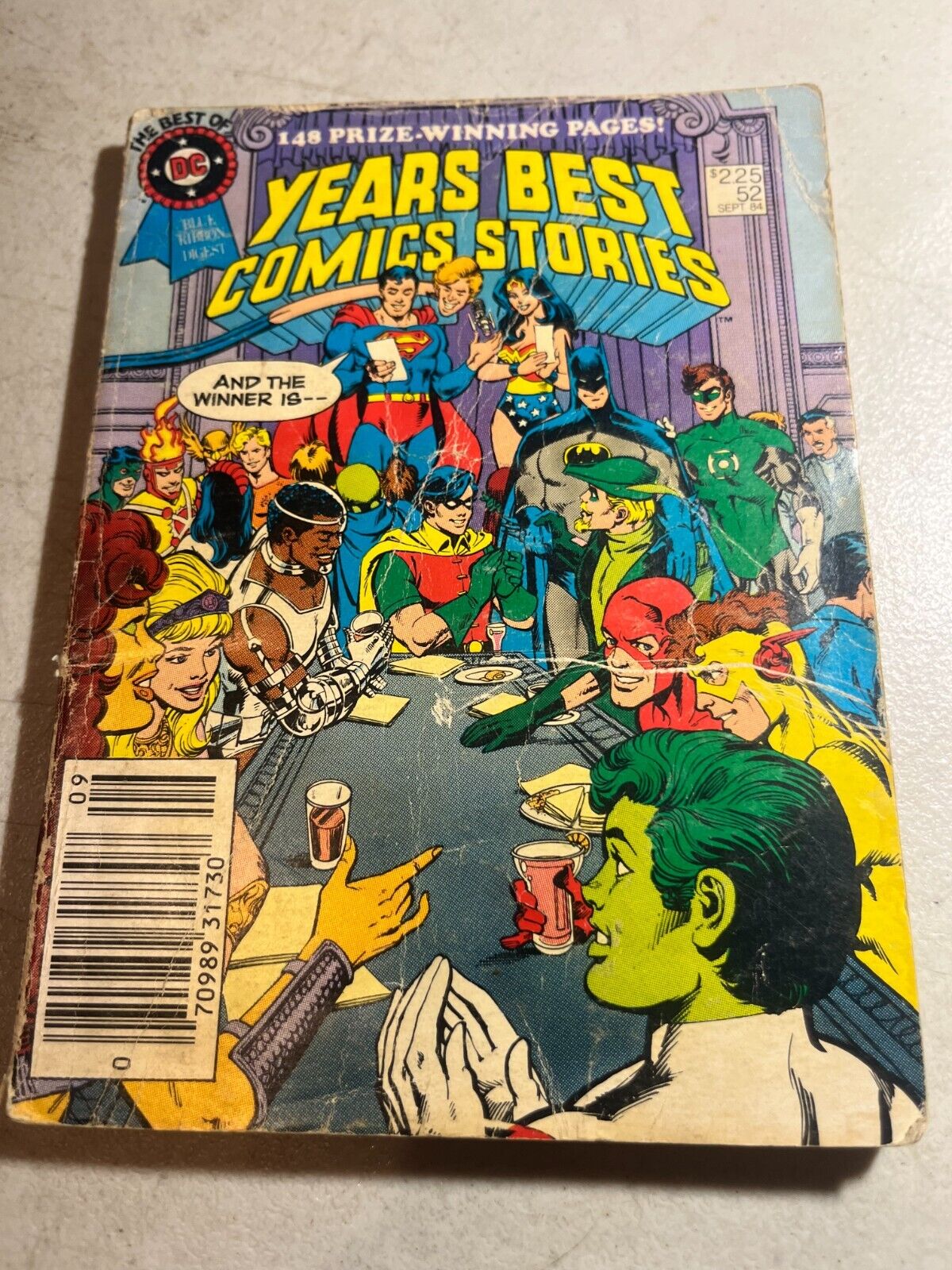 Best of DC Blue Ribbon Digest Years Best Comics Stories # 52 1984 LOSH Batman Gd