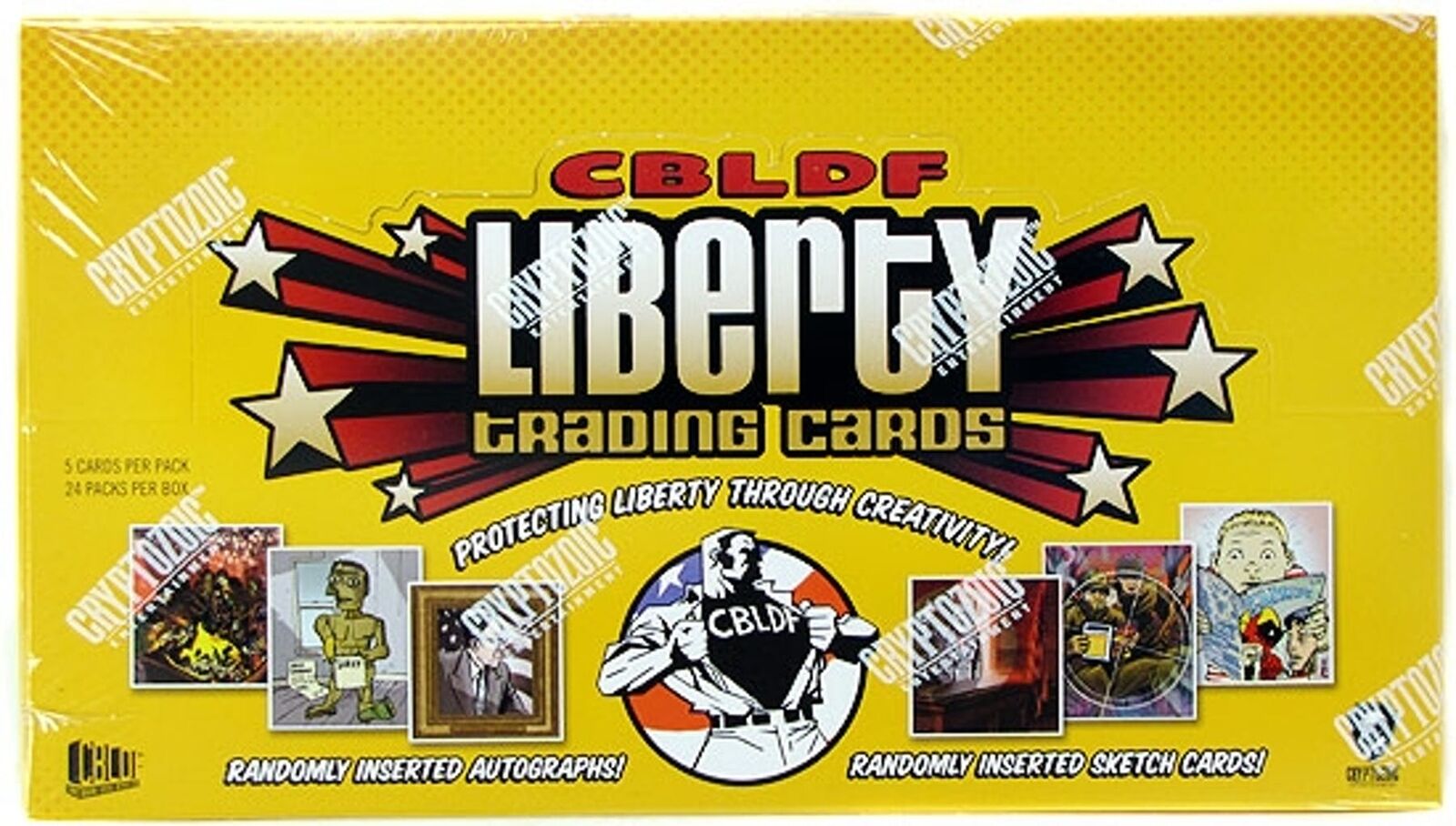 2011 Cryptozoic CBLDF Liberty Trading Card Box (FACTORY SEALED)