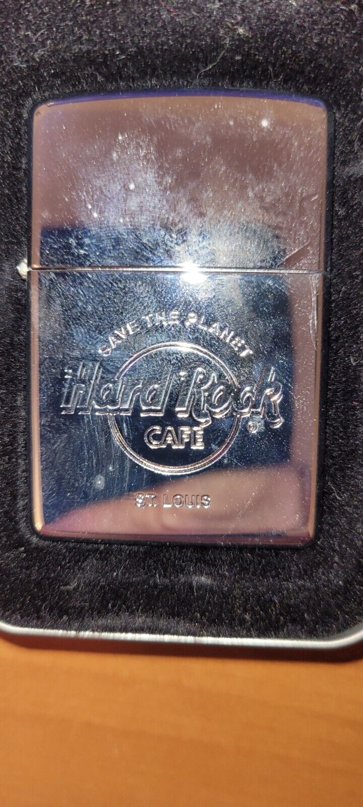 1999 XV zippo lighter - Hard Rock Cafe St. Louis
