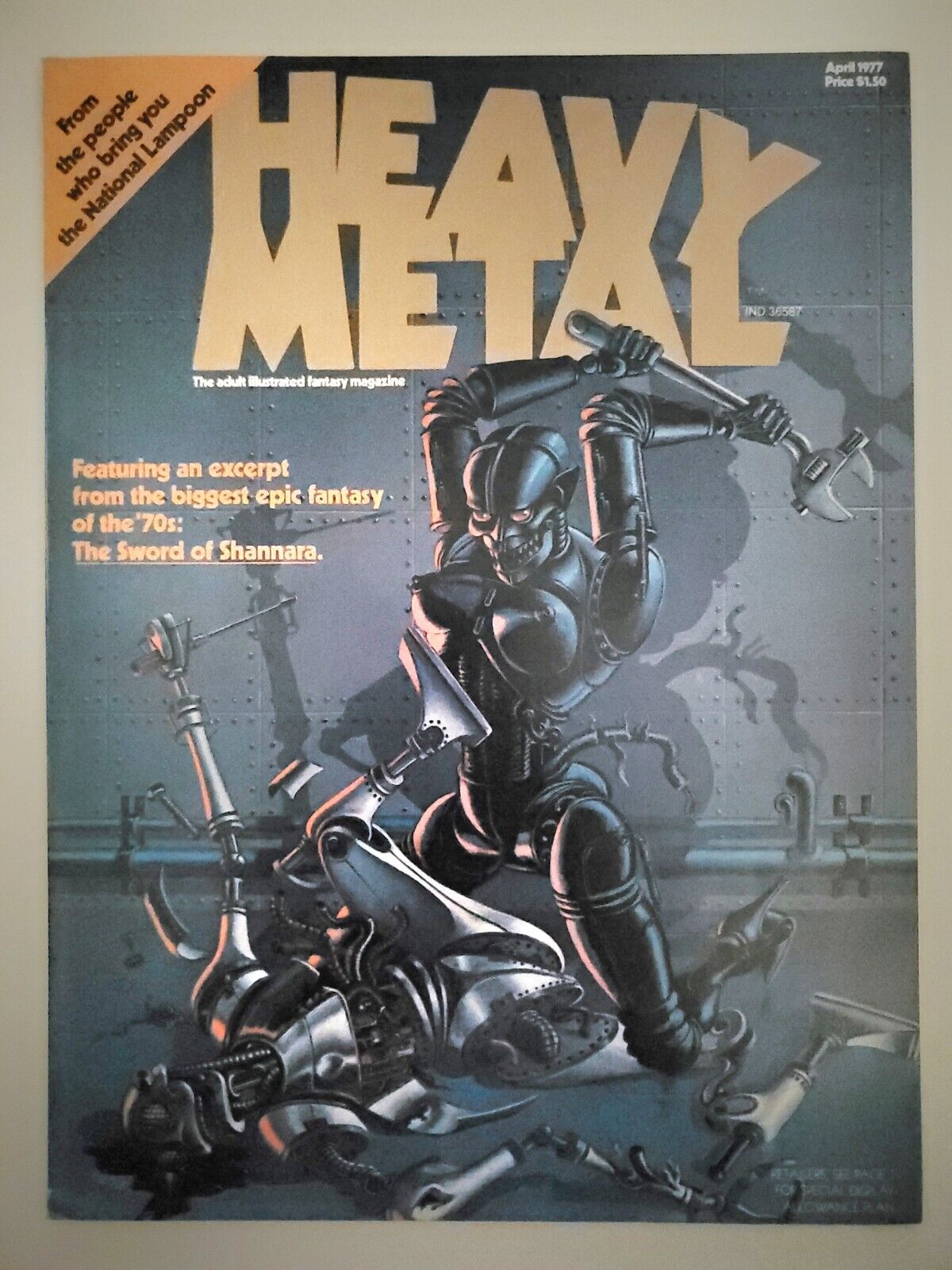Heavy Metal Magazine #1 April 1977 Bronze Age HM Communications Publications