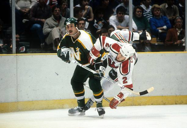 6x4 OLD NHL HOCKEY PHOTO Minnesota North Stars Steve Payne 1986 2