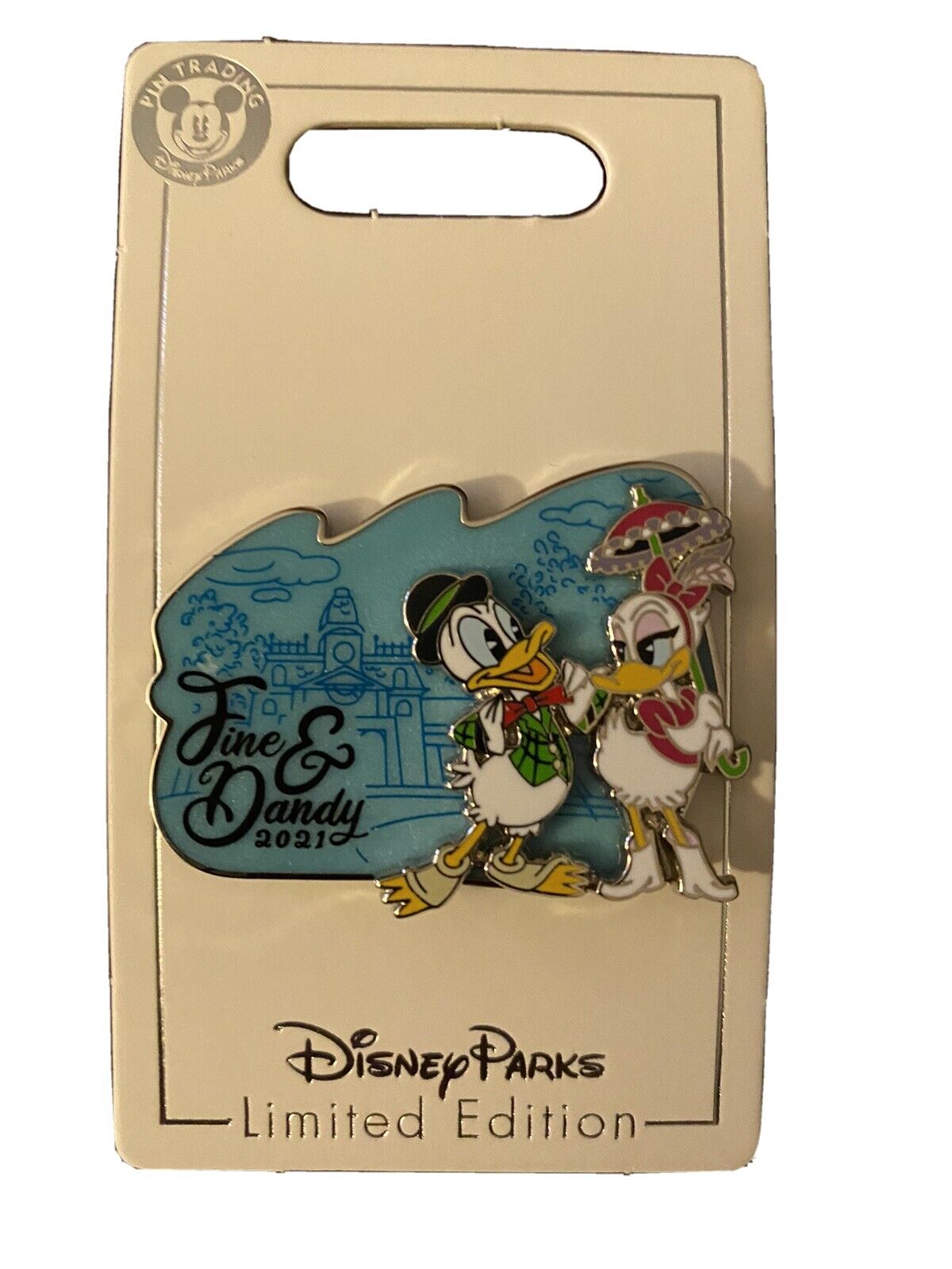 Disney Donald And Daisy Duck Fine And Dandy Dapper Day 2021 LE Pin