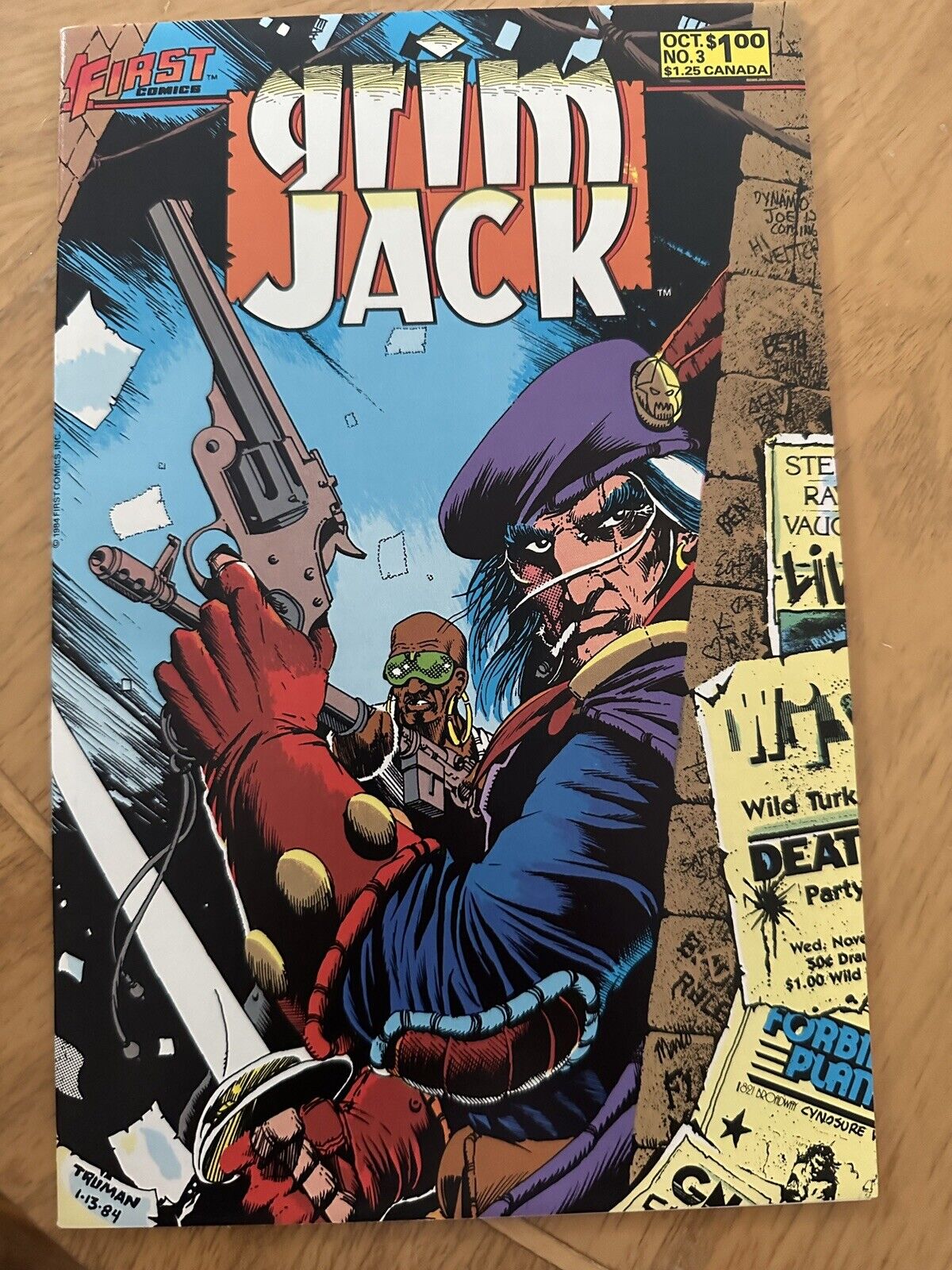 GRIM JACK #3 (1984) First Comics FINE+9.6-9.8
